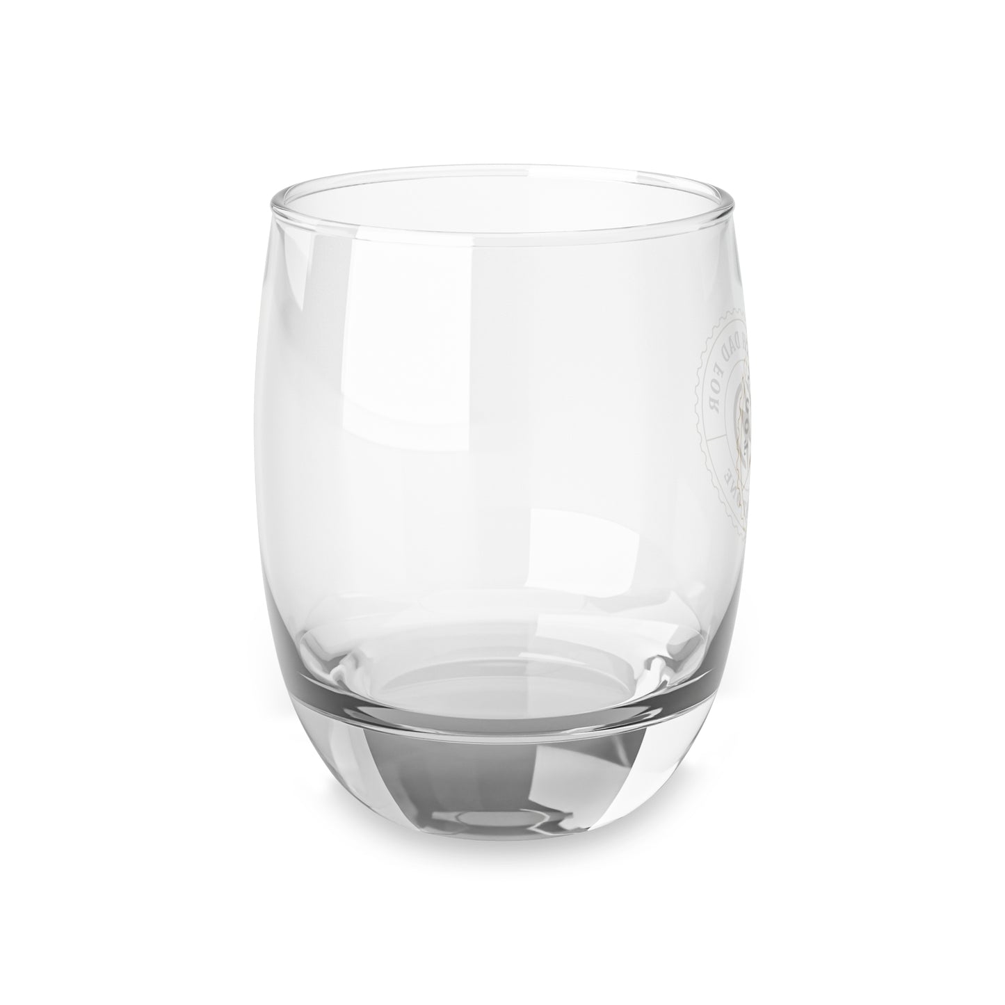 Whiskey Glass - "Too Much Dad for Just One" Engraved Rocks Glass (Father's Day Gift)