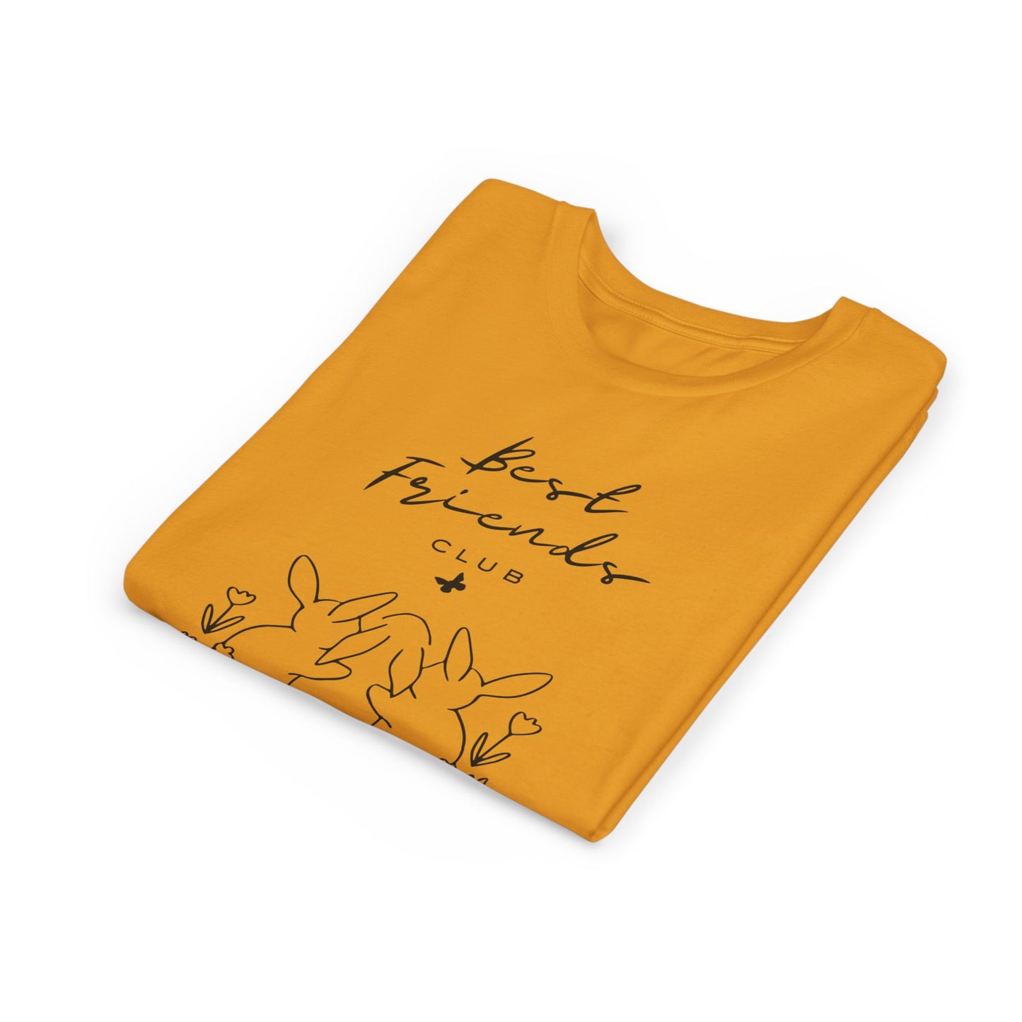 Young Adult Tee - "Best Friends" Bunny Trio Kids Graphic Shirt