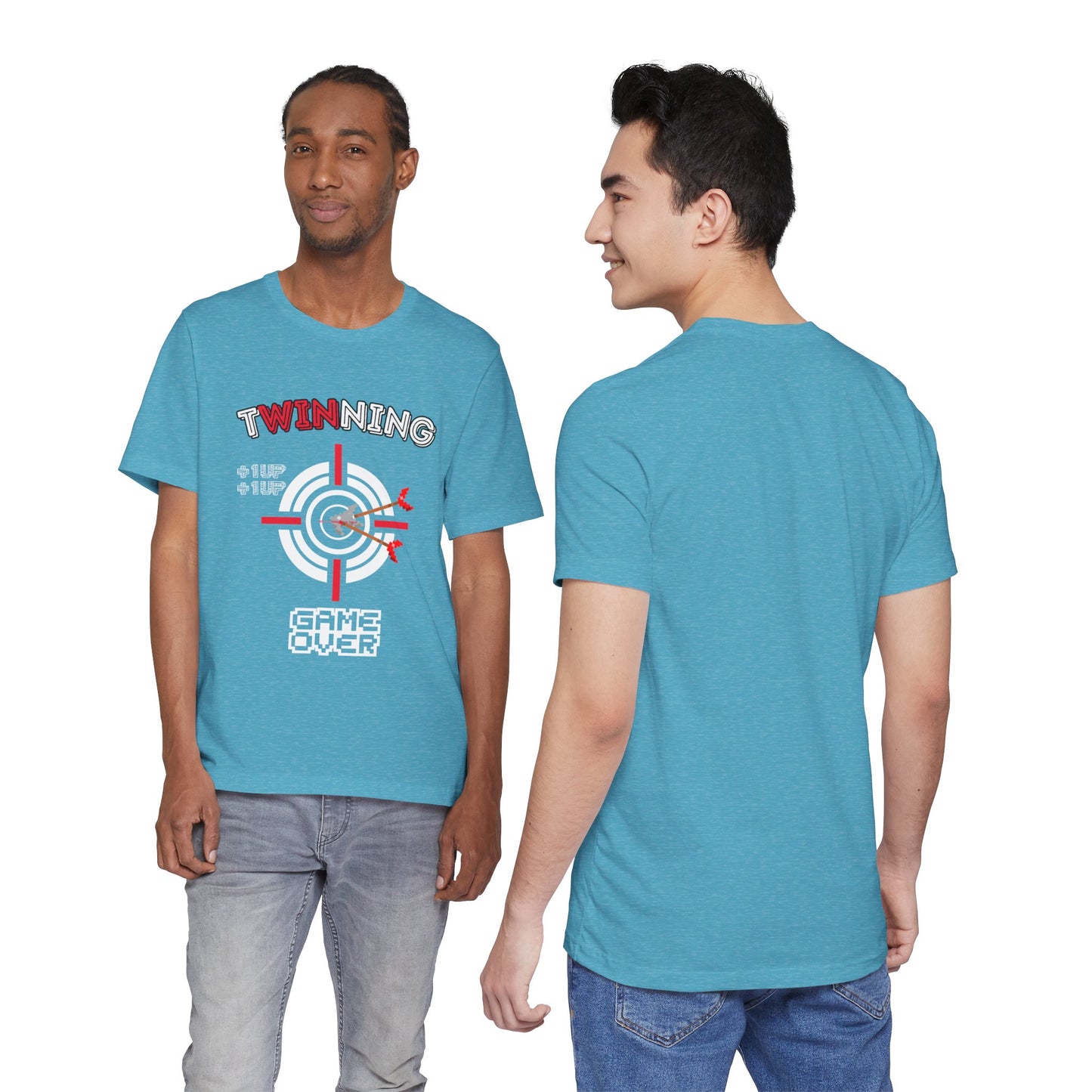 Twin Dad Tee — Retro Arcade Gamer T-Shirt