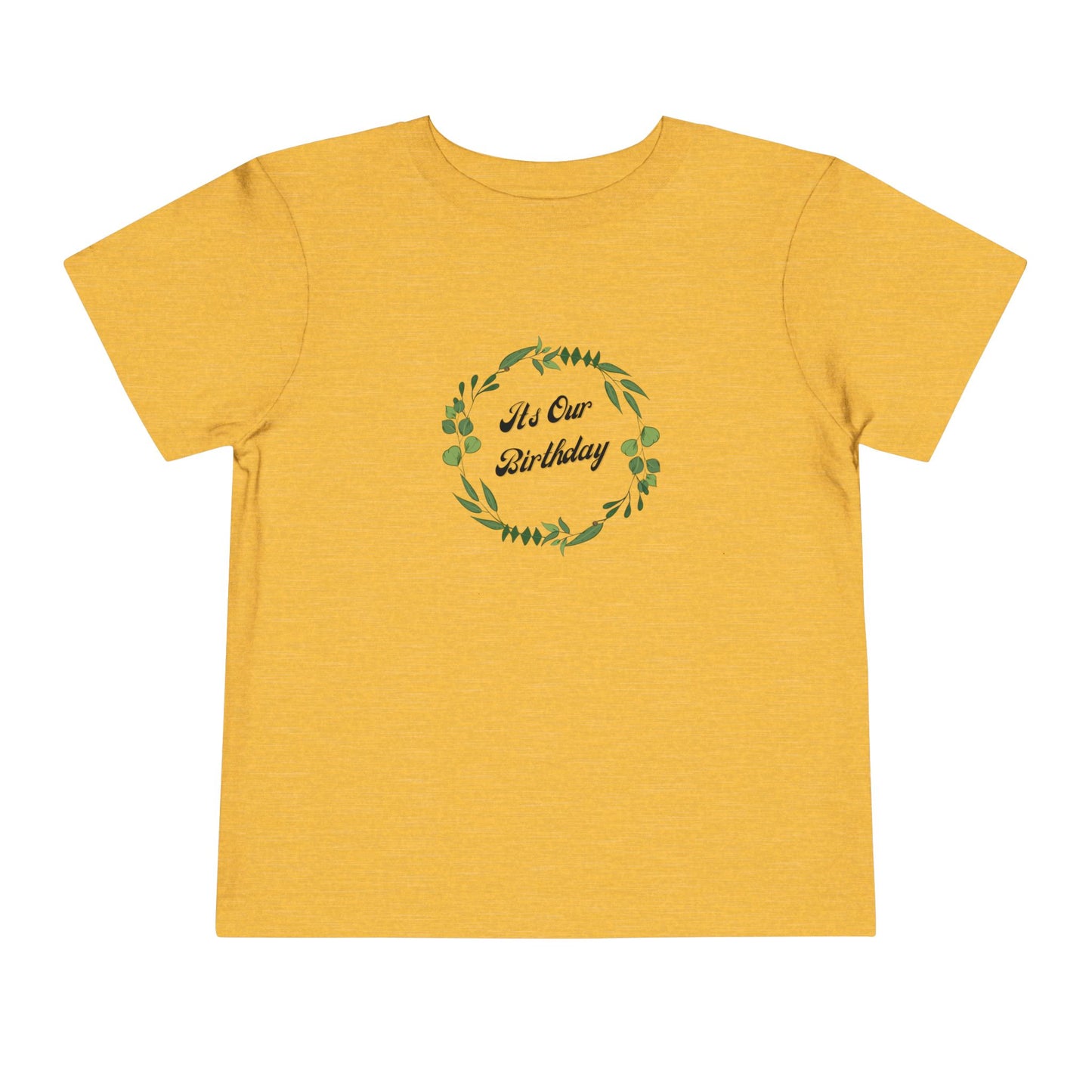 Birthday Twins Tee — "It’s Our Birthday" Nature Design for Kids aged 2-5 Years