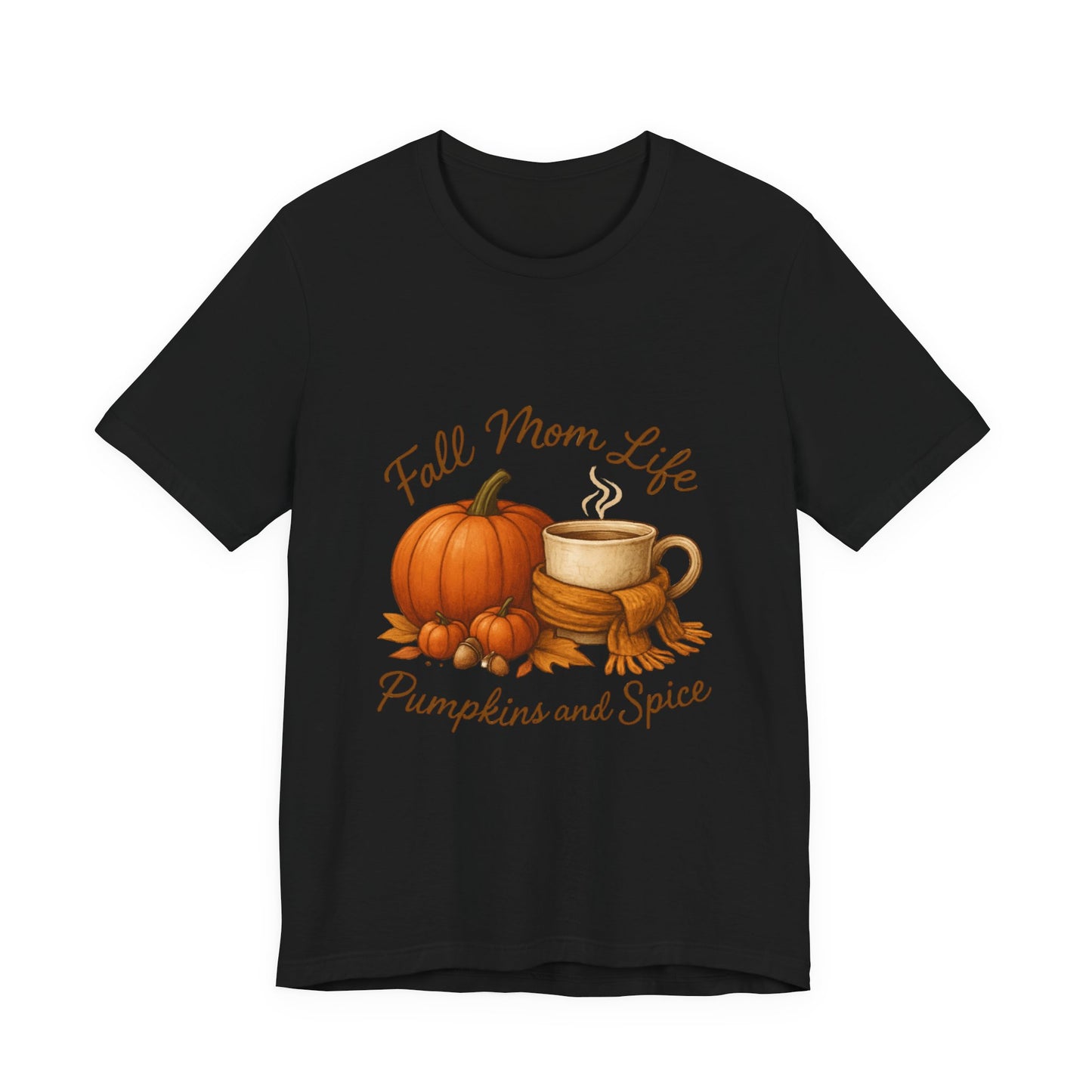 Fall Mom Life Curvy Womens Tee