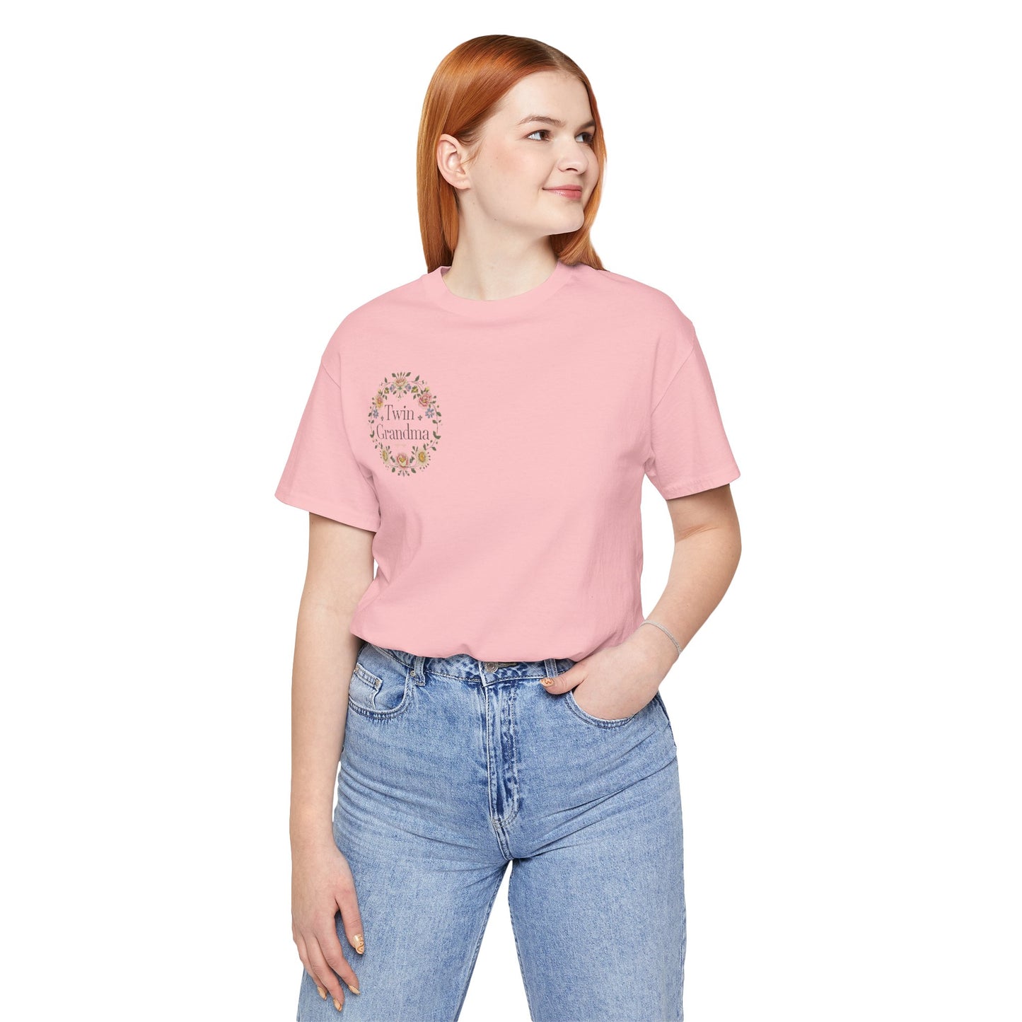 Twin Grandma Floral Tee — Vintage Flower T-Shirt