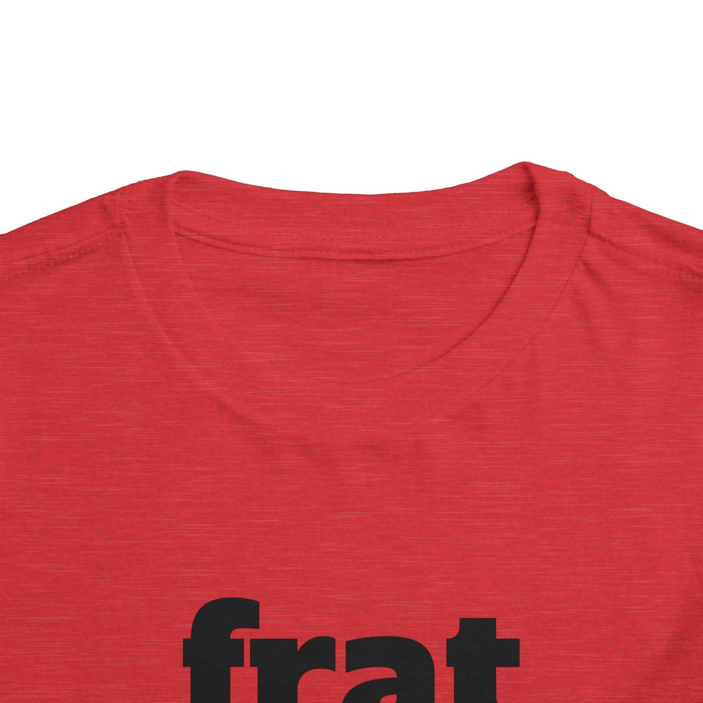 Fraternal Twin- Frat Girl- Toddler Tee — "frat girl" Front with "Time to Party" Back Graphic