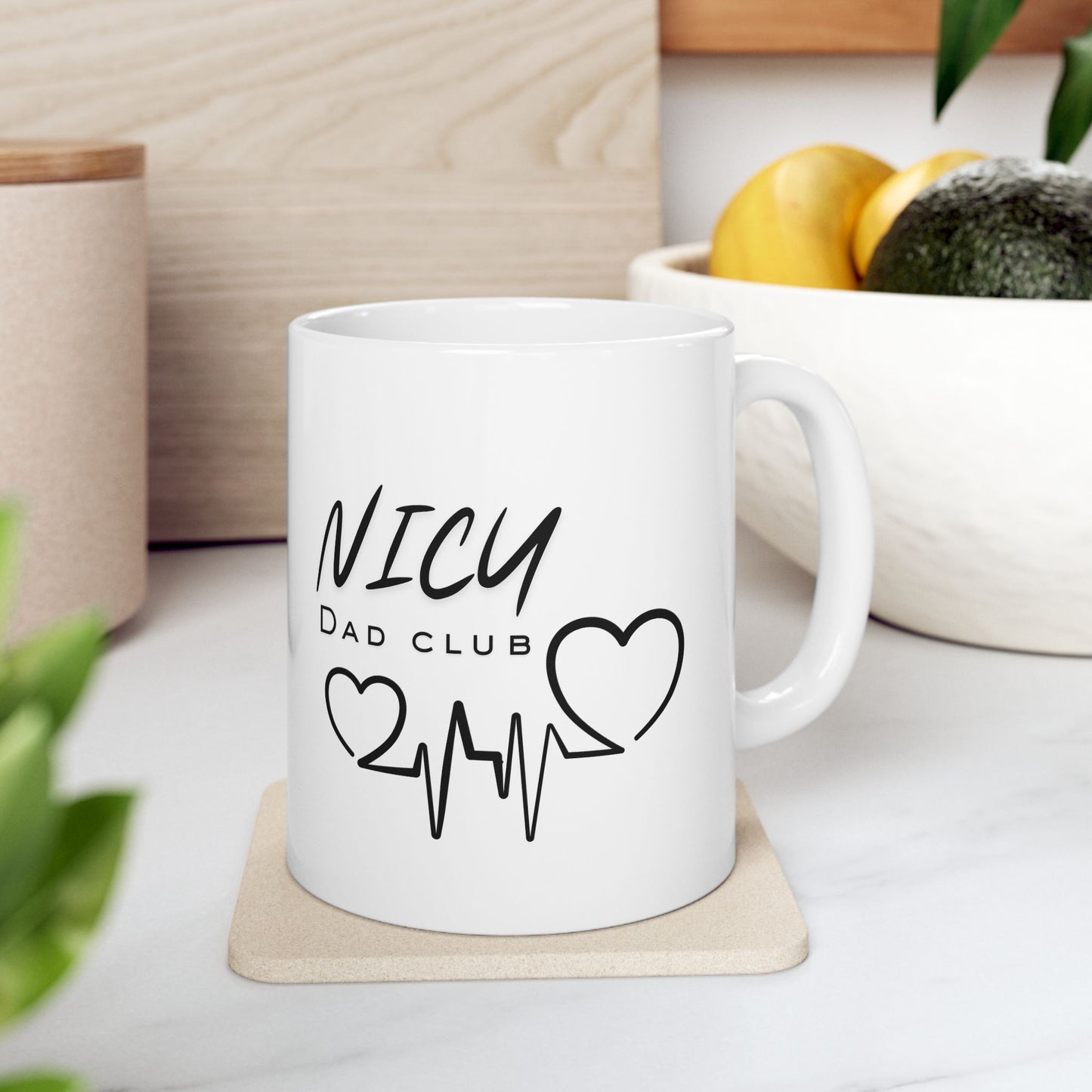 NICU Dad Gift- Coffee Mug, Gift for Father's Day! Thoughtful Present for Preemie Parent