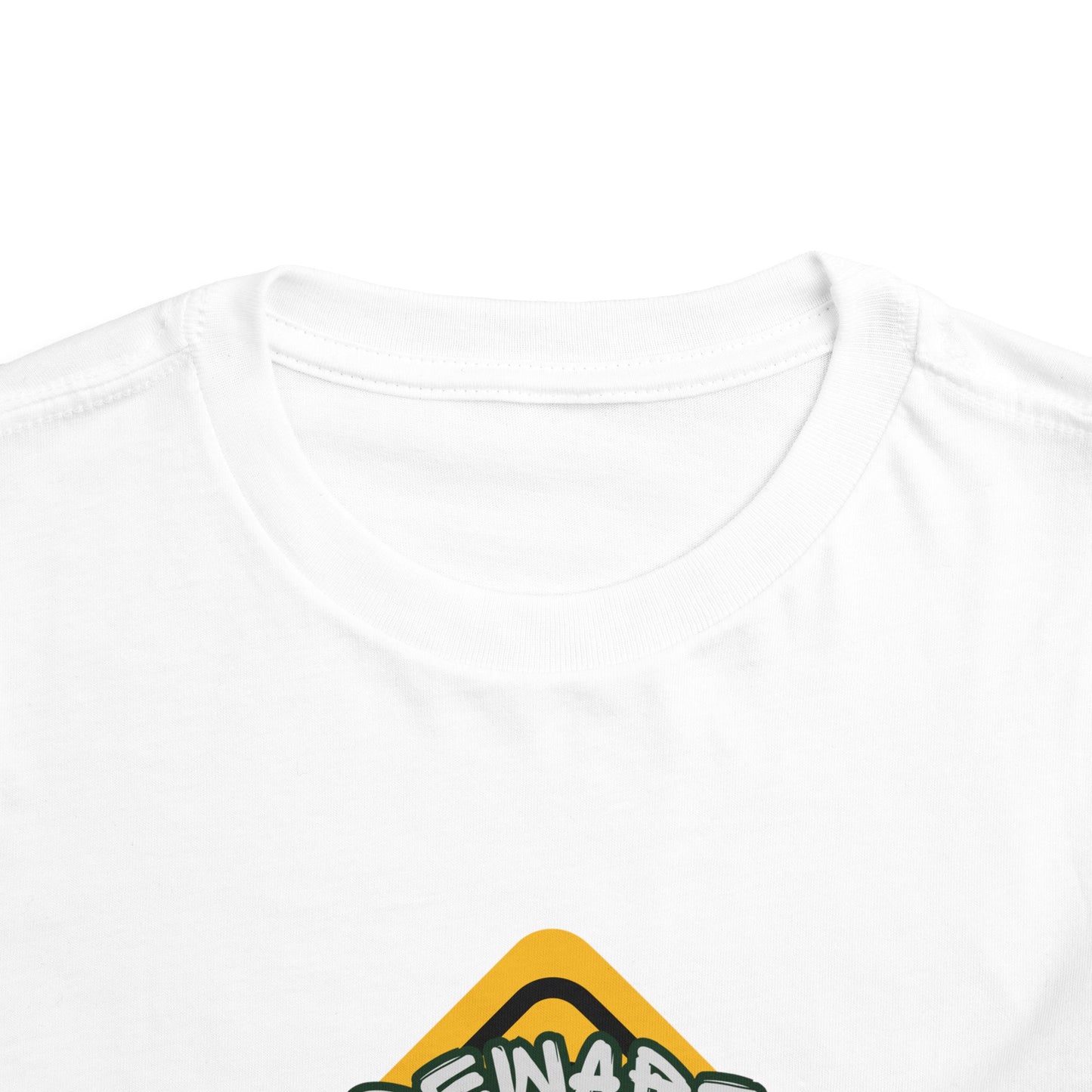 Toddler Tee — "Beware of Twinadoes" Yellow Warning Sign Kids Shirt