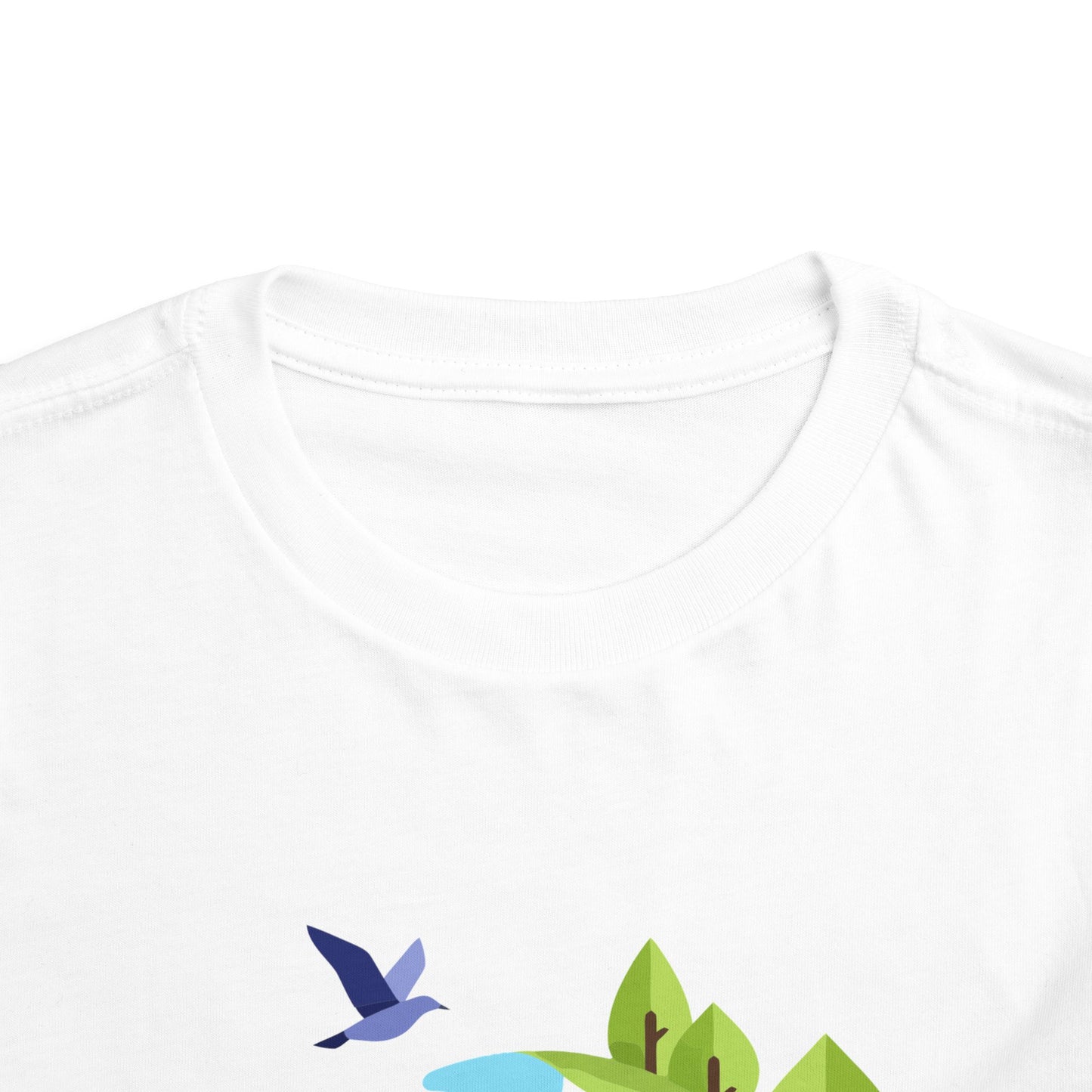 Toddler Tee - "Save the Ocean" Eco Wildlife Graphic