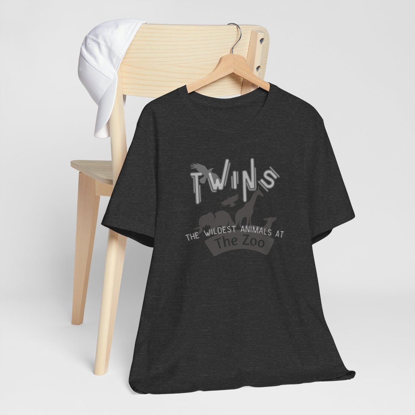 Twins Zoo T-Shirt — 'The Wildest Animals at the Zoo' Graphic Tee