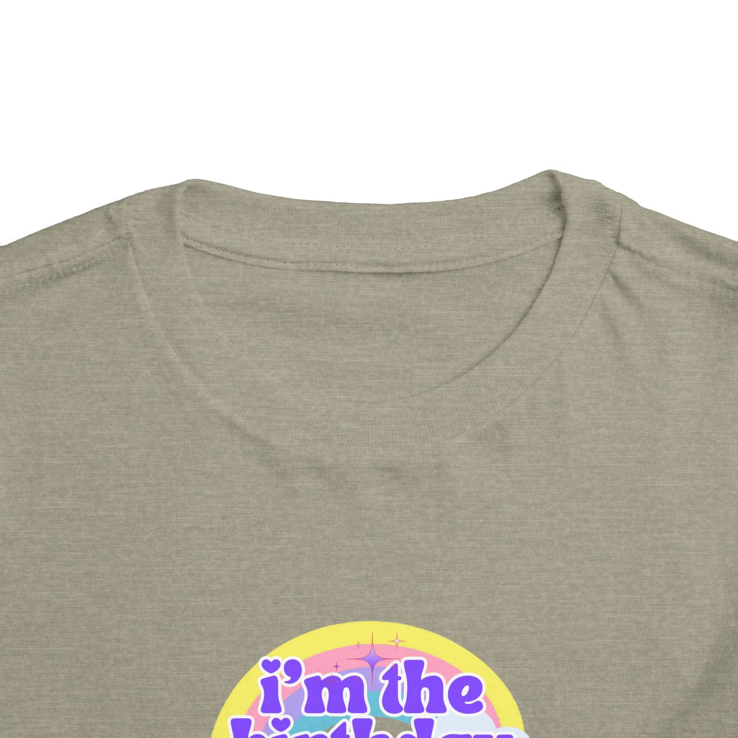 Birthday Girl Kids 2 to 5 years Tee — "I'm the Birthday Girl" Cat Unicorn Party Shirt