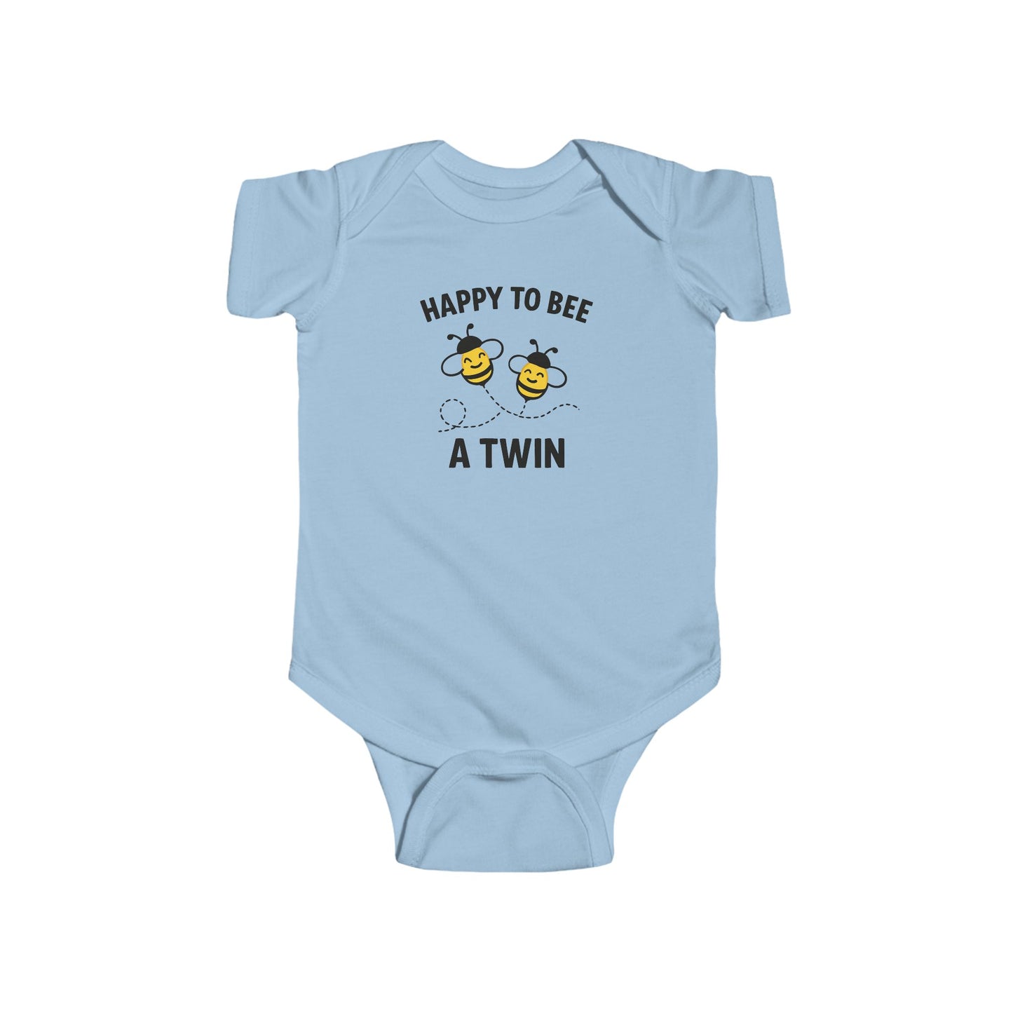 Happy to Bee a Twin Baby Bodysuit