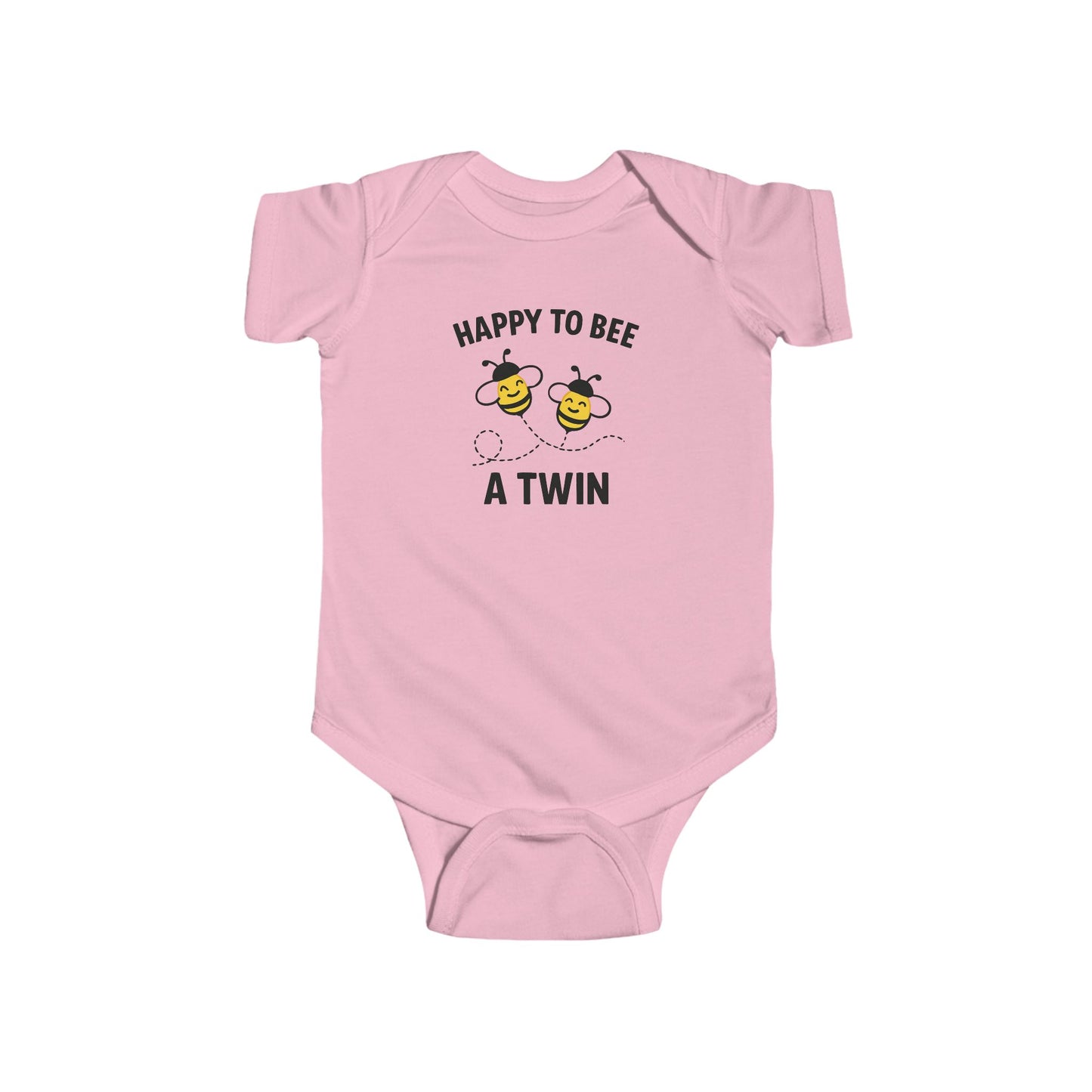 Happy to Bee a Twin Baby Bodysuit
