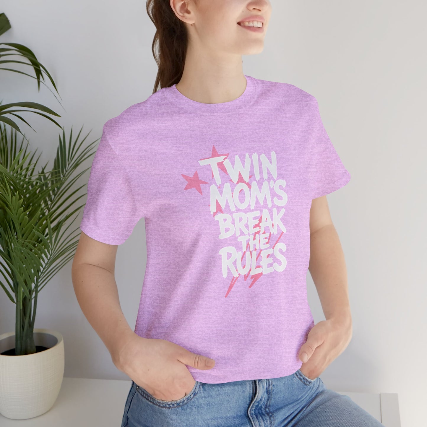 Twin Mom's Break the Rules T‑Shirt — Funny Twin Mama Gift