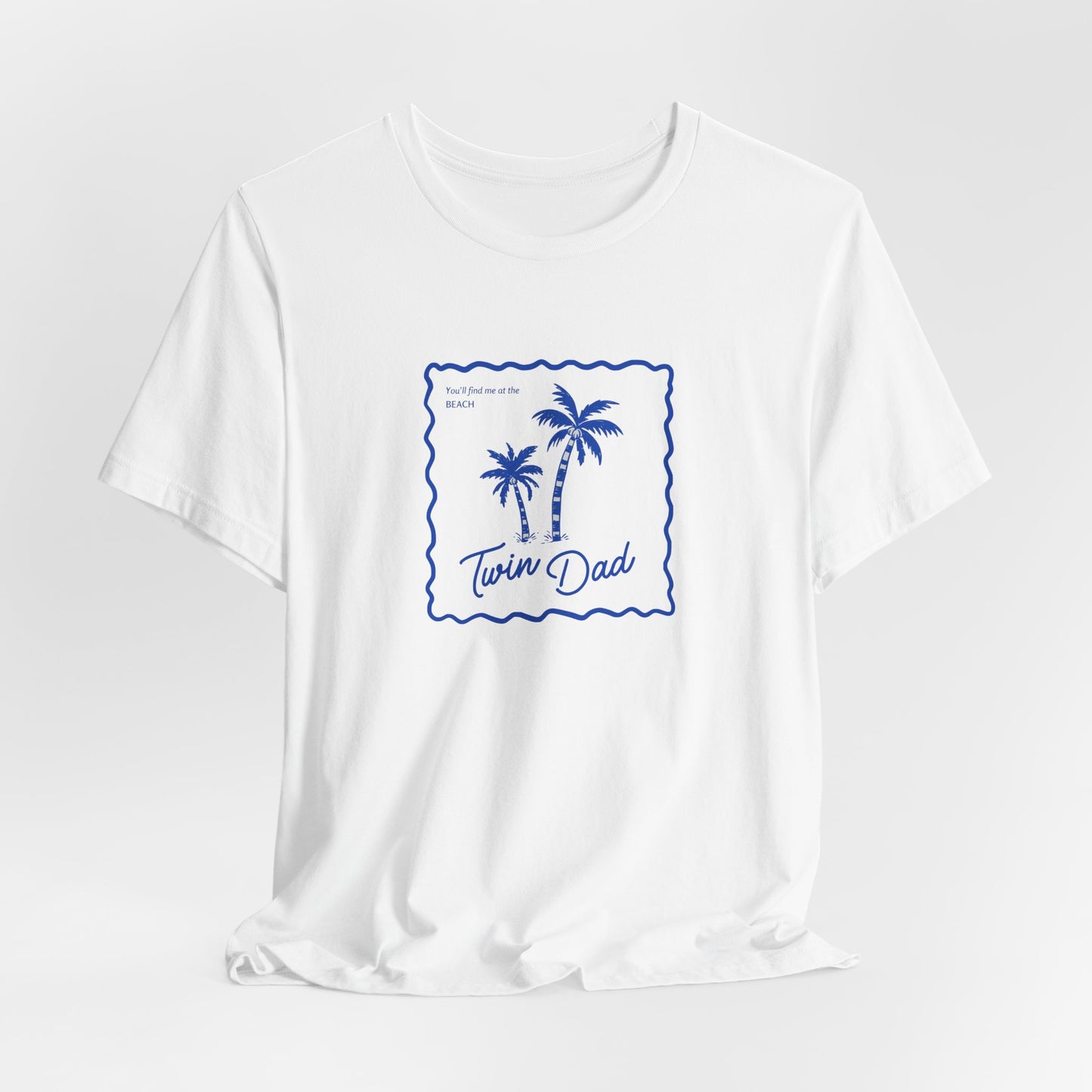 Twin Dad- Palm Tree Tee — Casual Beach Shirt