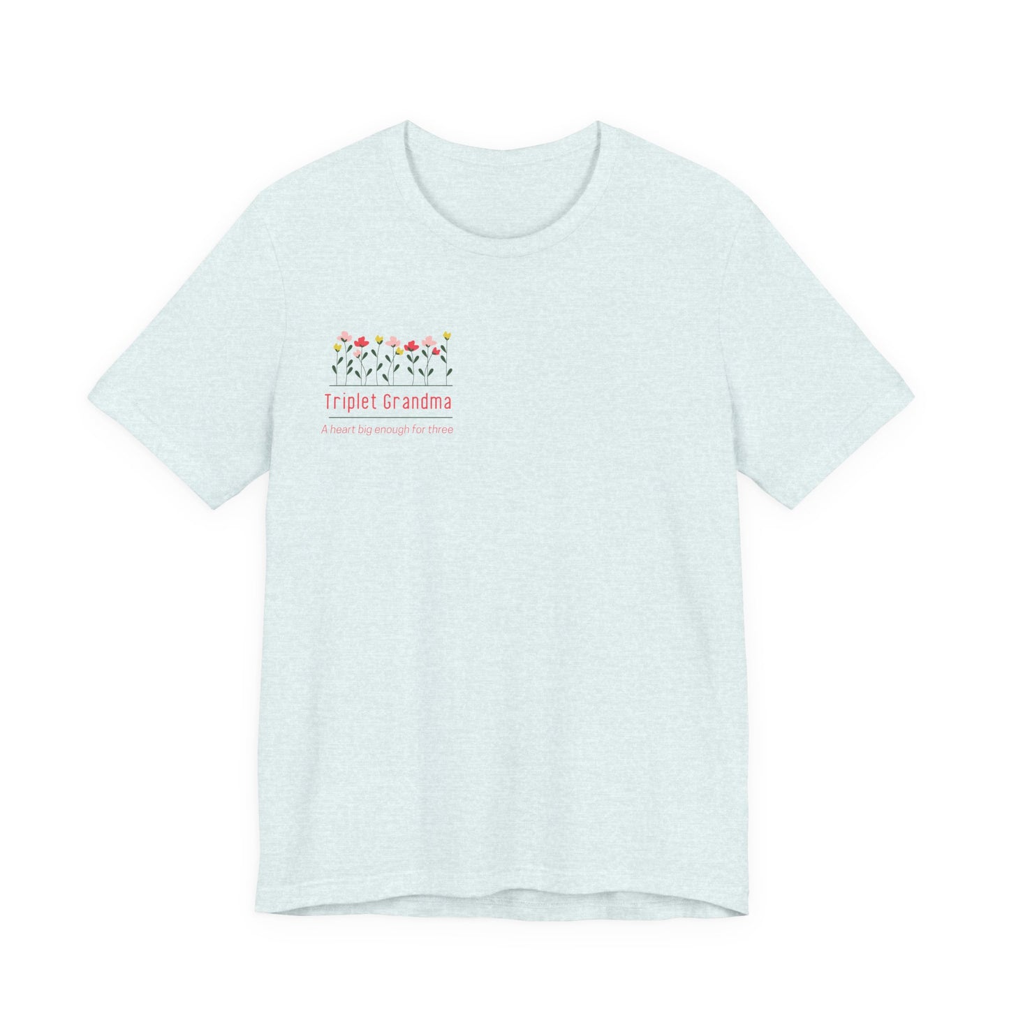 Triplet Grandma- Floral T-Shirt