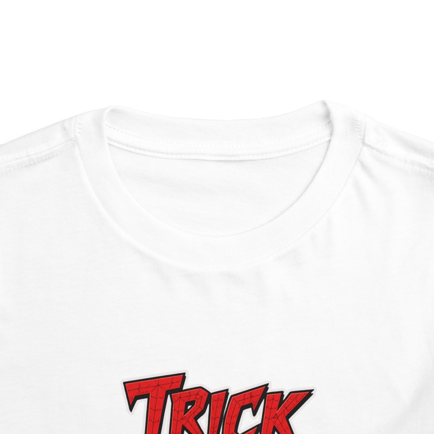 Triplet Toddler - Spiderman Shirt — "Trick or Triplets" Halloween Graphic (2 to 5 years old)
