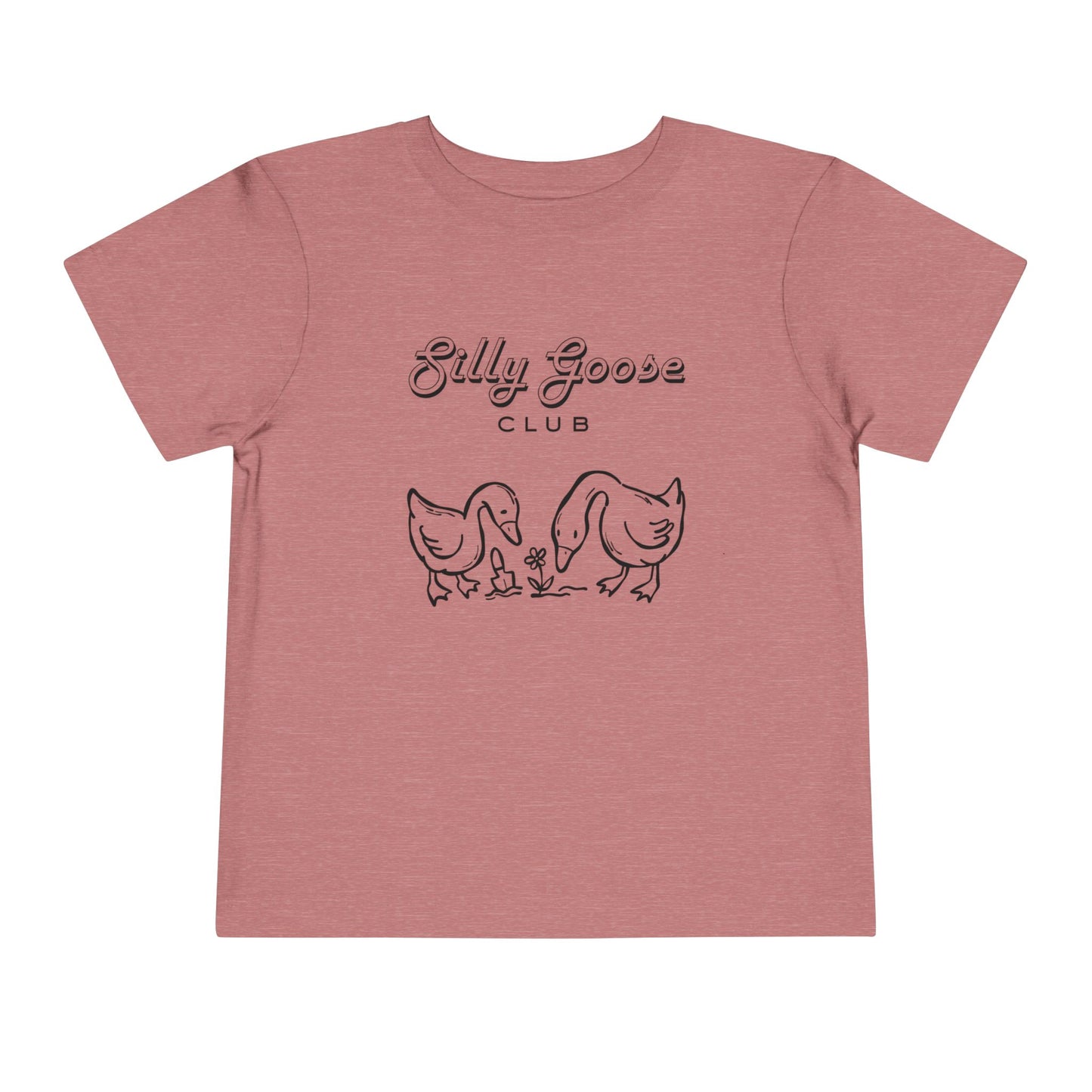 Toddler Tee — "Silly Goose Club" Cute Goose Family Shirt