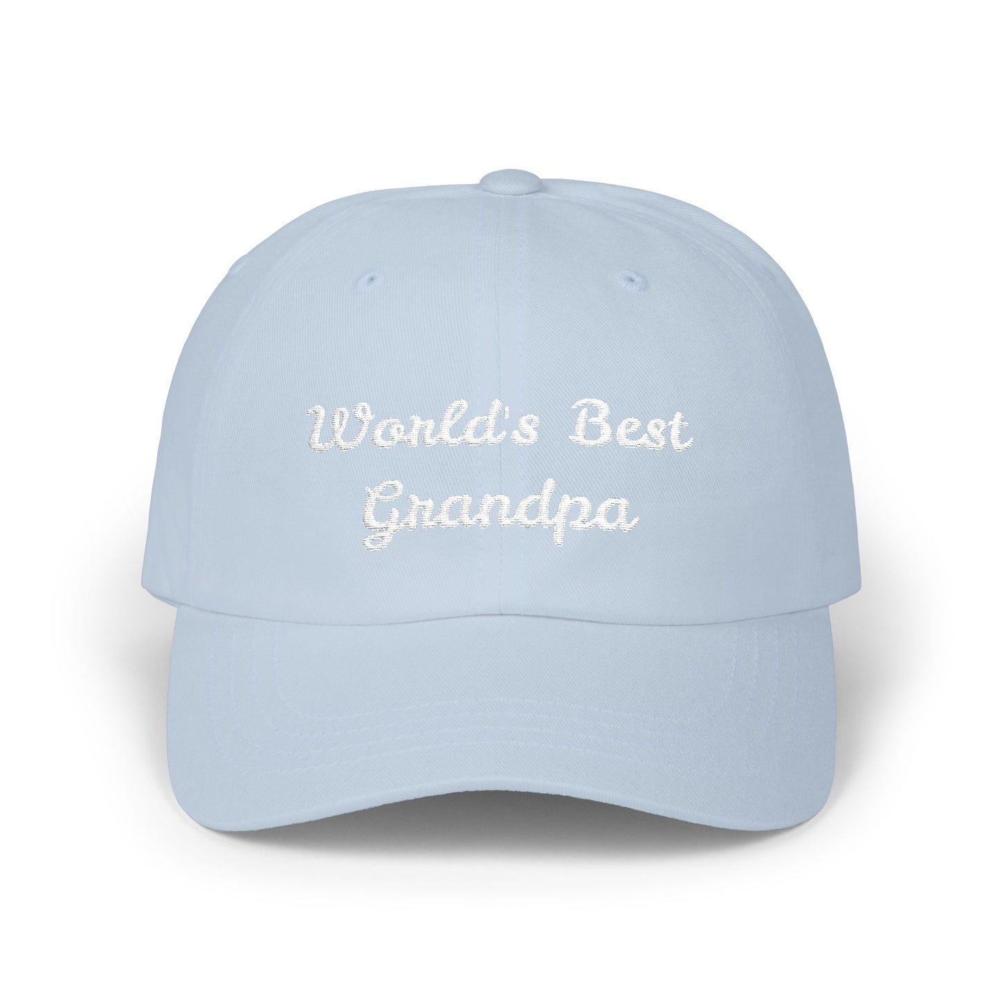 World's Best Grandpa, Cool Baseball Hat, Men’s Accessory, Casual Summer Wear, Sports Cap