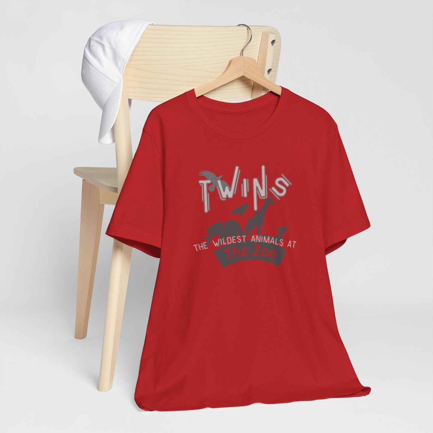 Twins Zoo T-Shirt — 'The Wildest Animals at the Zoo' Graphic Tee