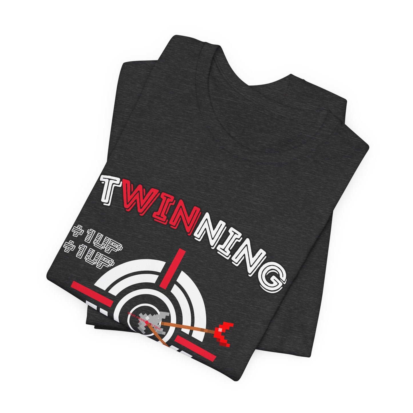 Twin Dad Tee — Retro Arcade Gamer T-Shirt