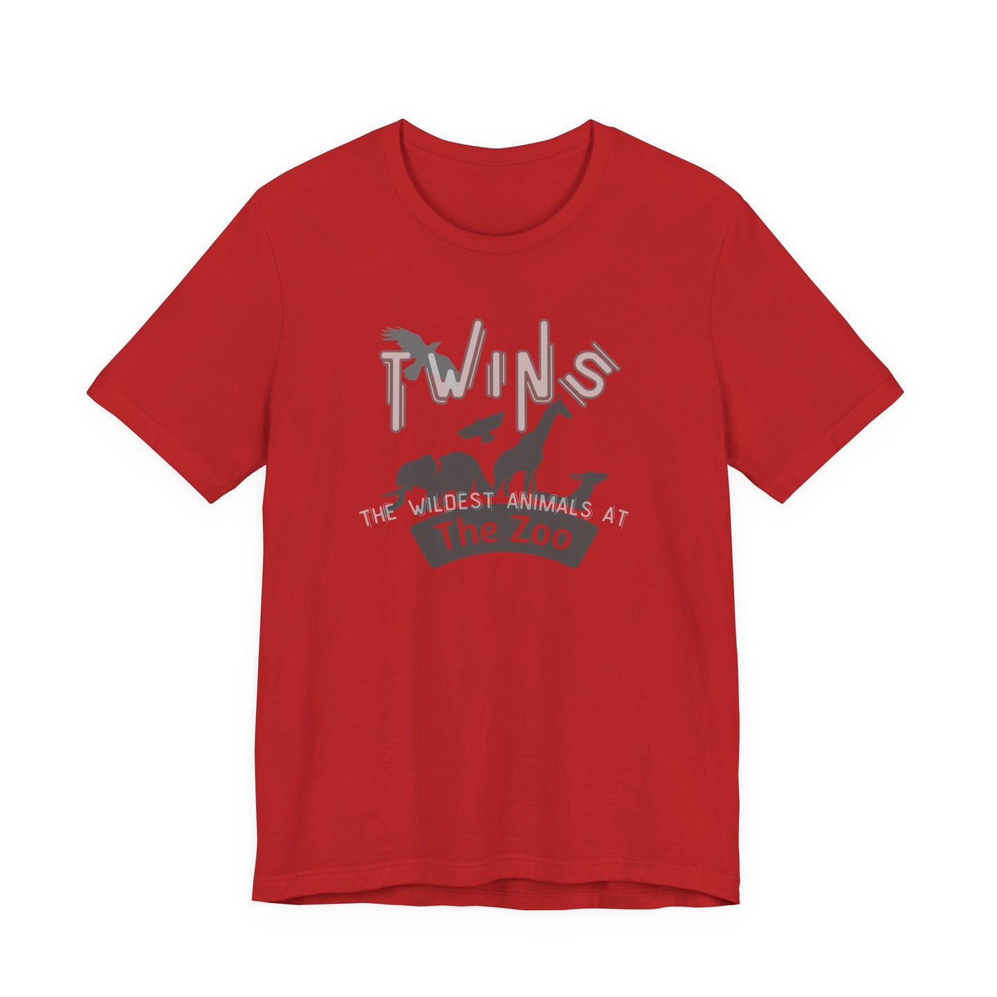 Twins Zoo T-Shirt — 'The Wildest Animals at the Zoo' Graphic Tee