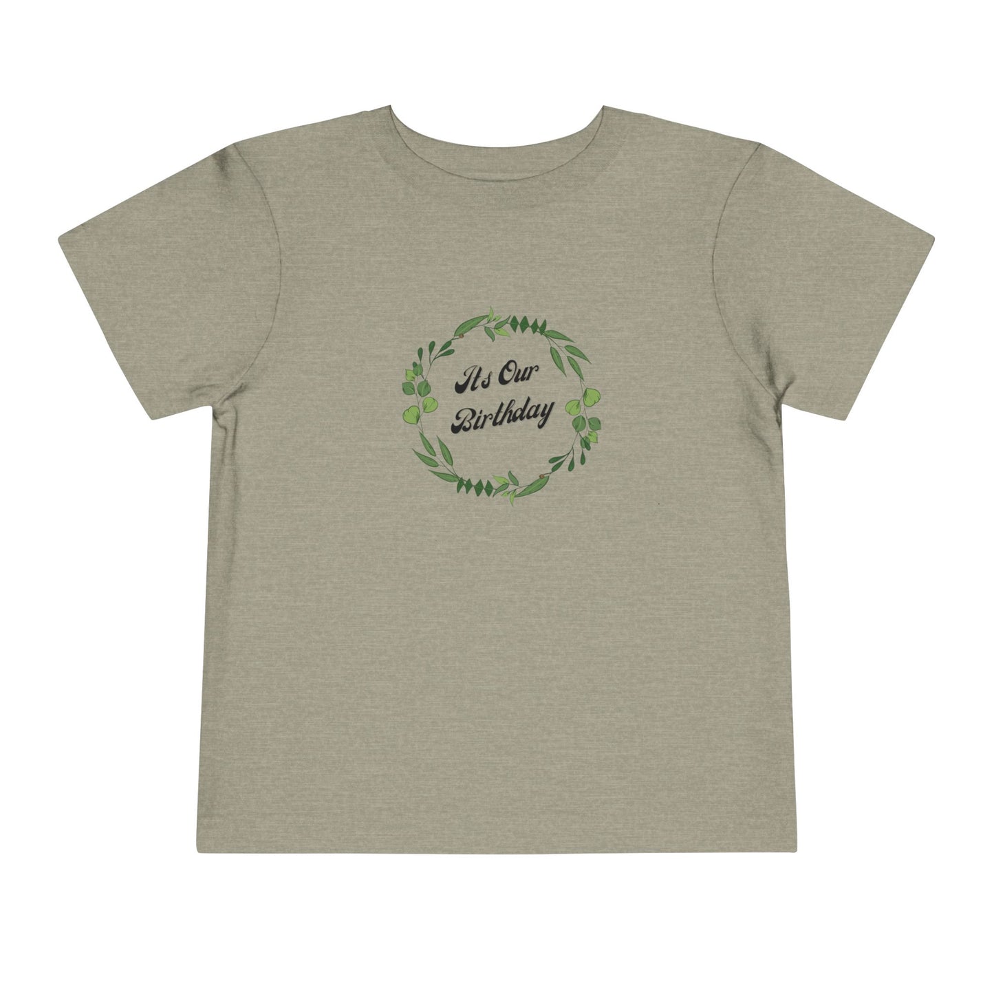 Birthday Twins Tee — "It’s Our Birthday" Nature Design for Kids aged 2-5 Years
