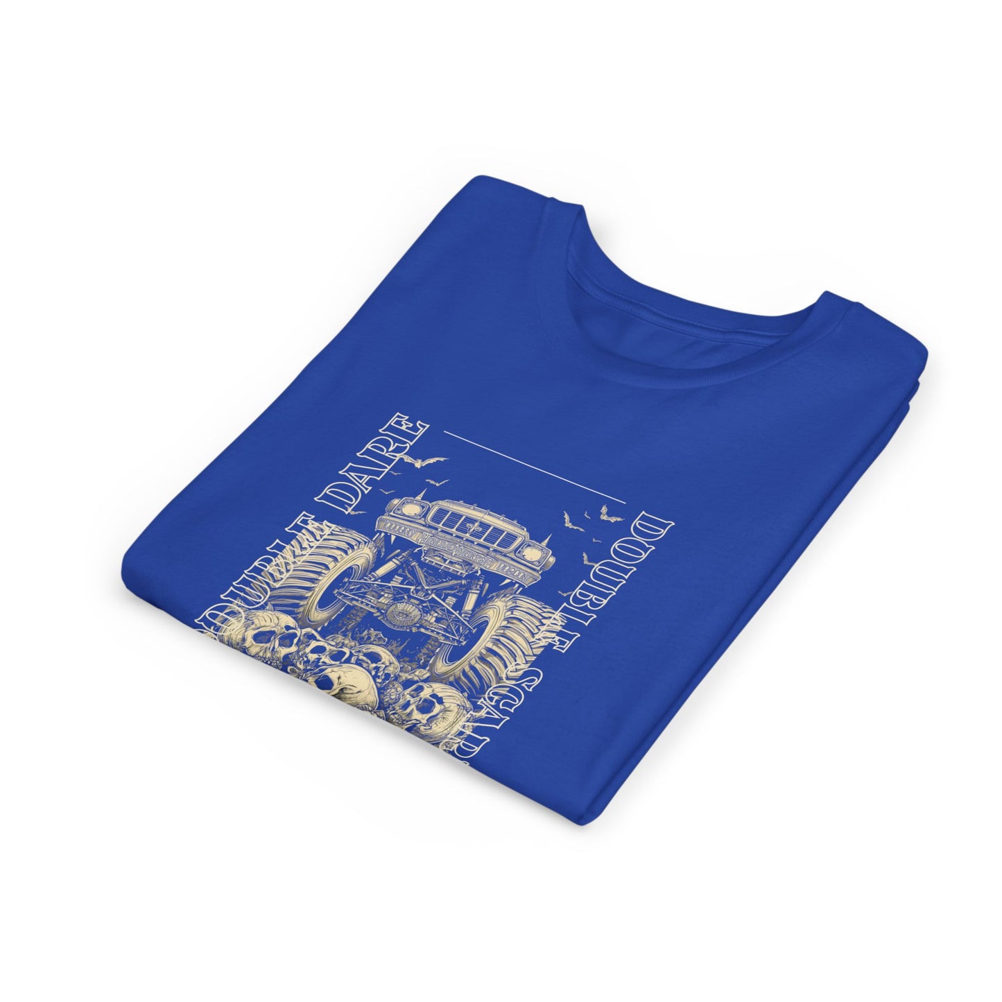 Double Dare-Double Scare- Monster Truck Twin Tee — Unisex