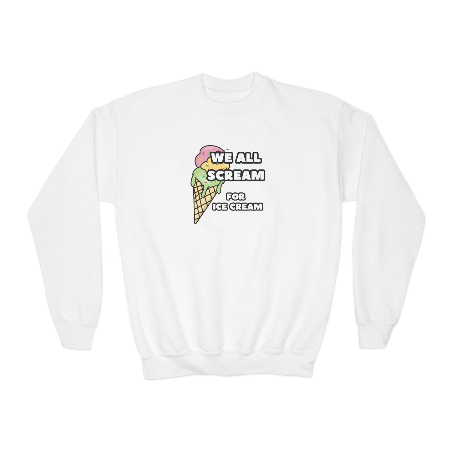 Mix and Match- 'We all Scream for Ice Cream' Fun Sweaters for kids, Ice Cream Lovers, Summer Vibes Clothing