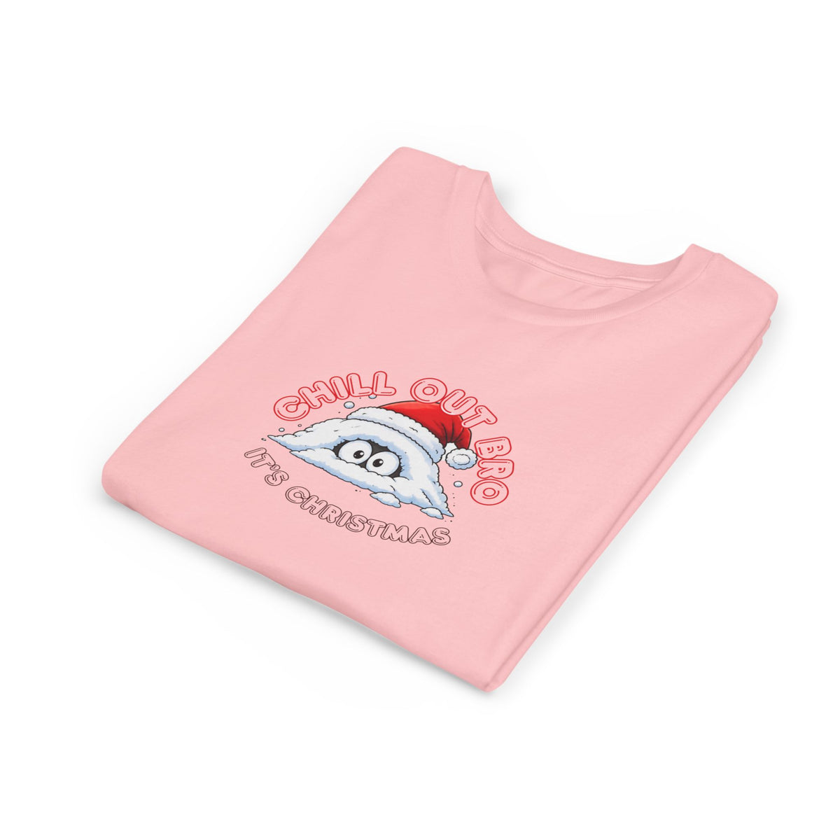 Chill Out Bro, It's Christmas Youth Short Sleeve Tee