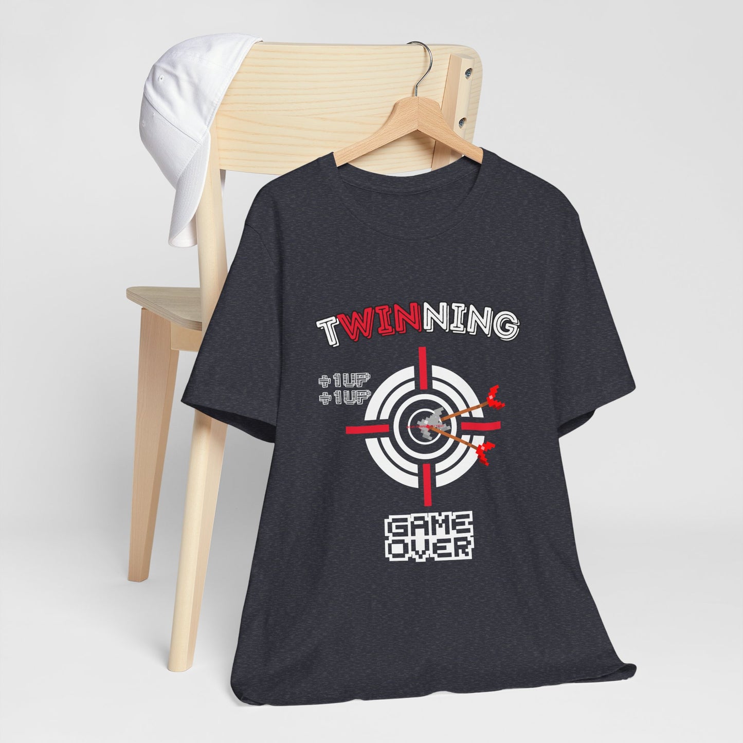 Twin Dad Tee — Retro Arcade Gamer T-Shirt