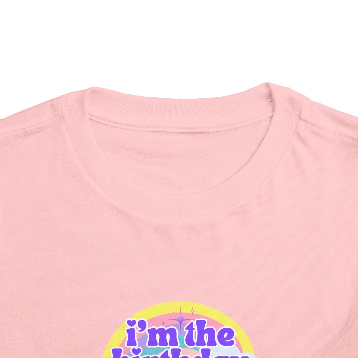 Birthday Girl Kids 2 to 5 years Tee — "I'm the Birthday Girl" Cat Unicorn Party Shirt
