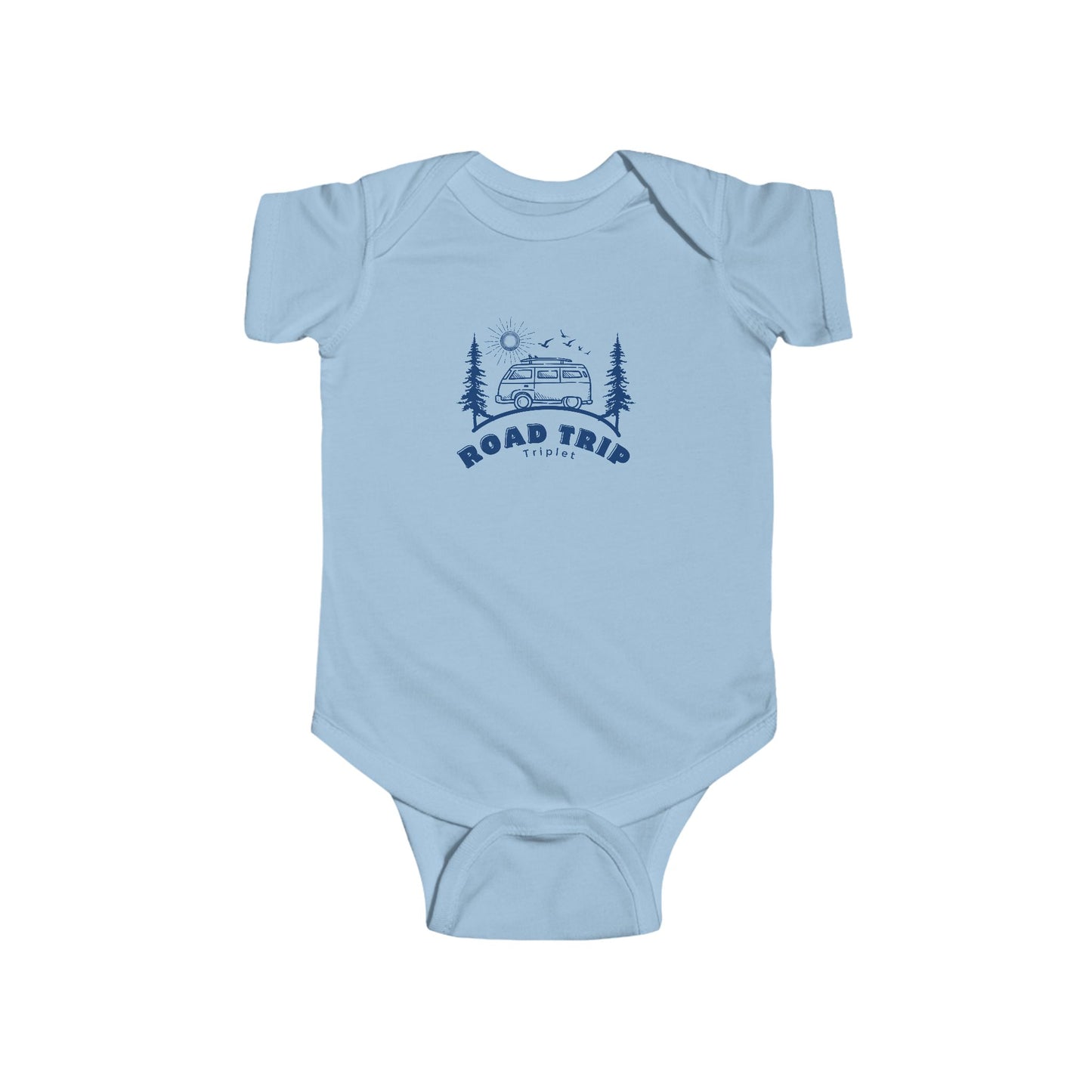 Road Trip Triplet Baby Bodysuit – Vintage Camper Baby Onesie