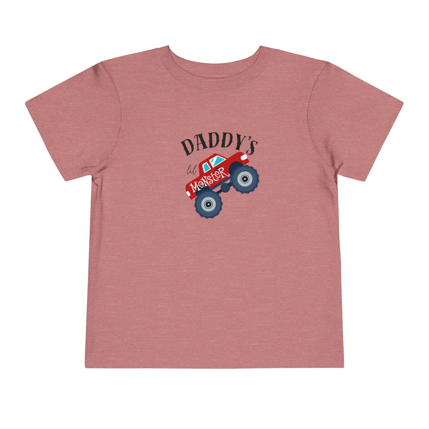 Toddler Tee — "Daddy's Monster Truck" Graphic Shirt