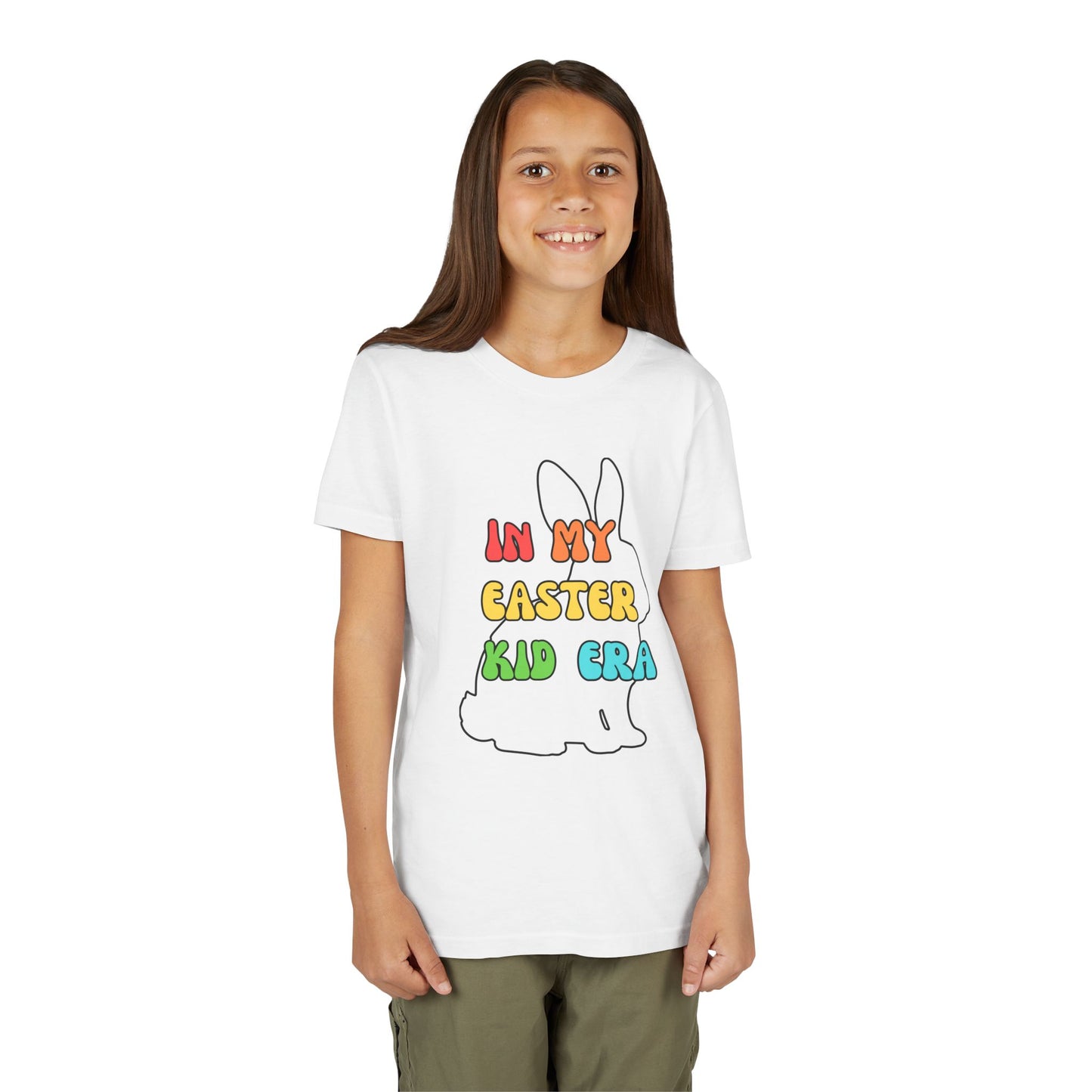 Youth Easter T-Shirt — "In My Easter Kid Era" Bunny Graphic