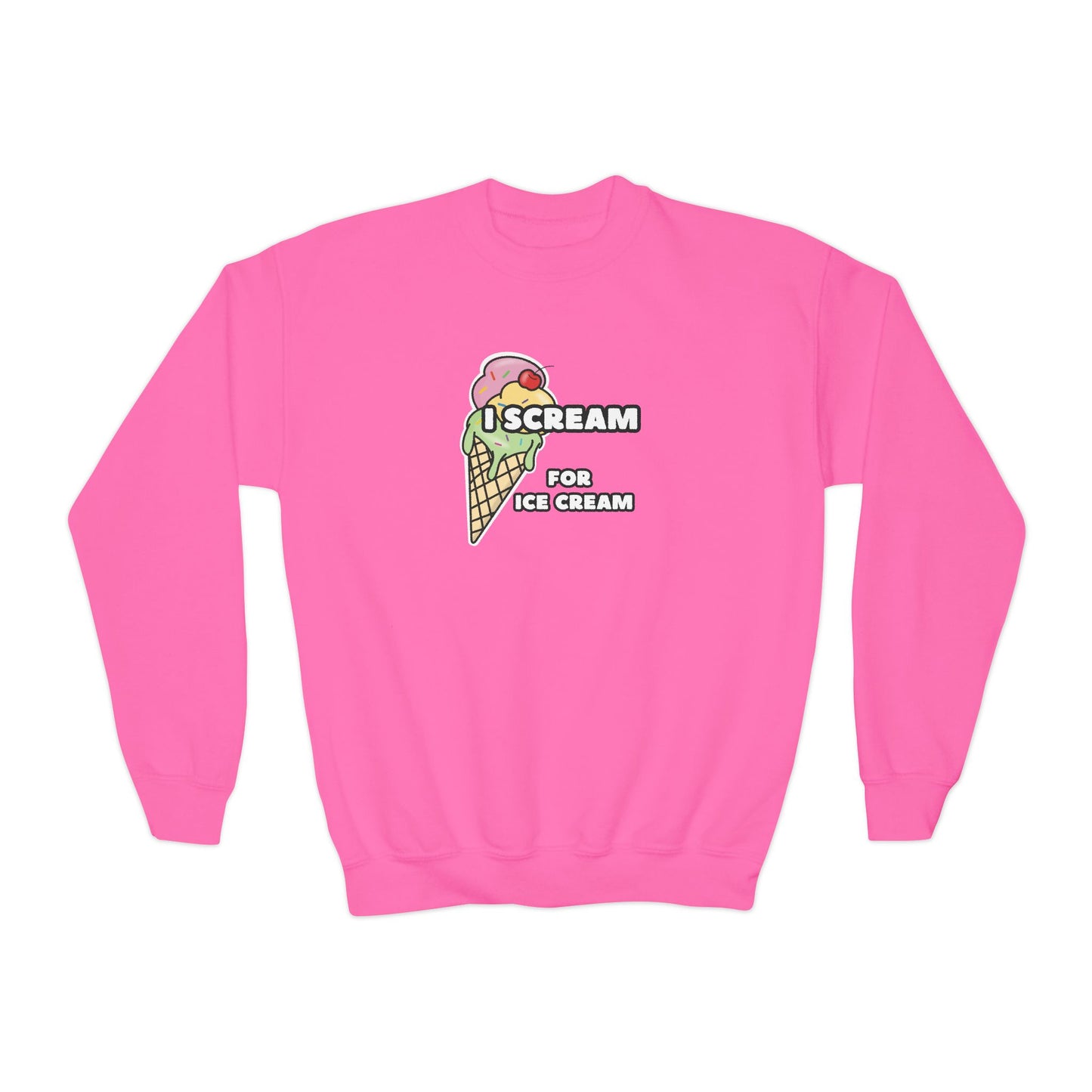 Mix and Match - 'I Scream for Ice Cream' Fun Sweaters for Kids, Summer Apparel, Cute Gift for Birthdays, Ice Cream Theme