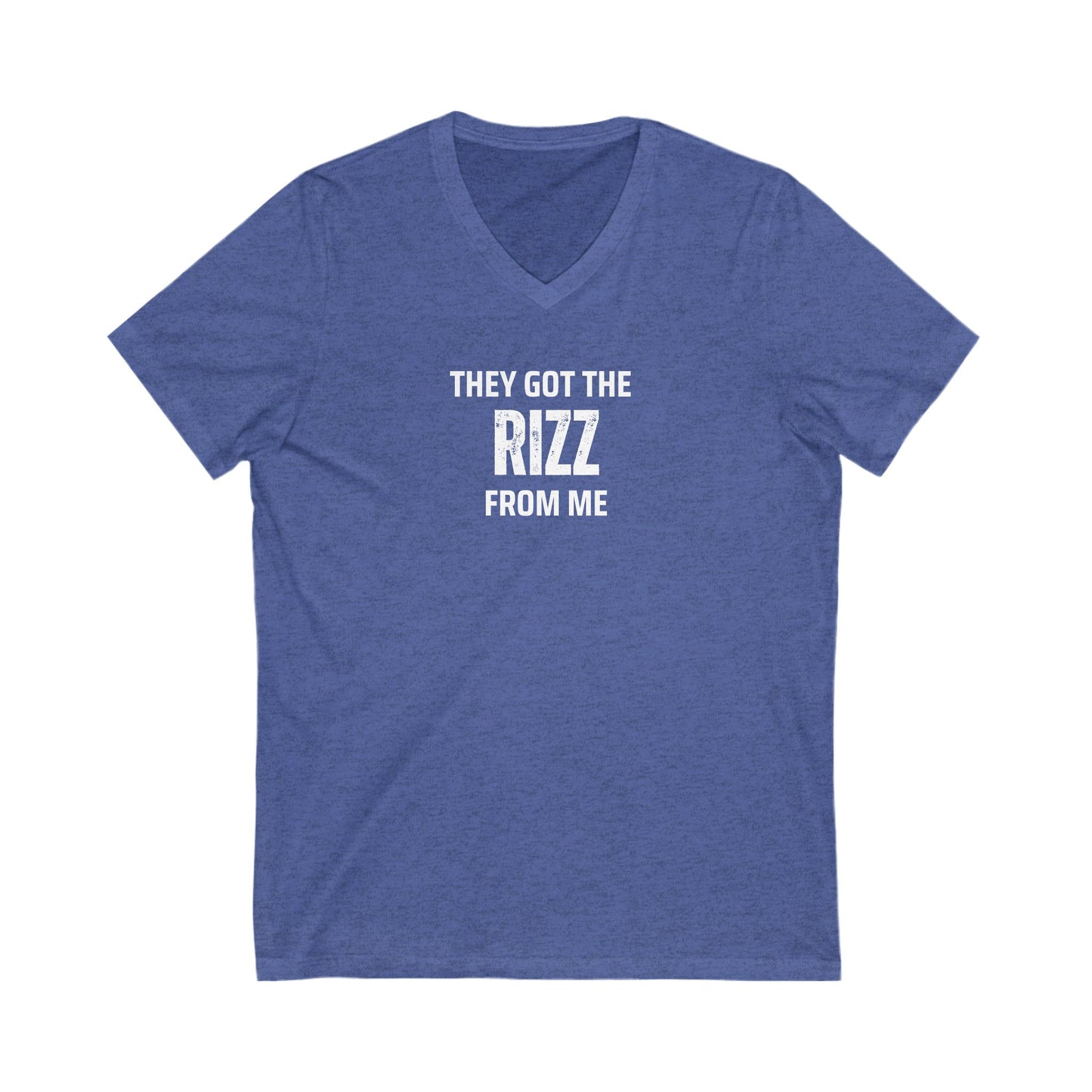 They got the Rizz from me- Unisex V-Neck Adult T-Shirt, Gift for Friends, Birthday, Joke Tee