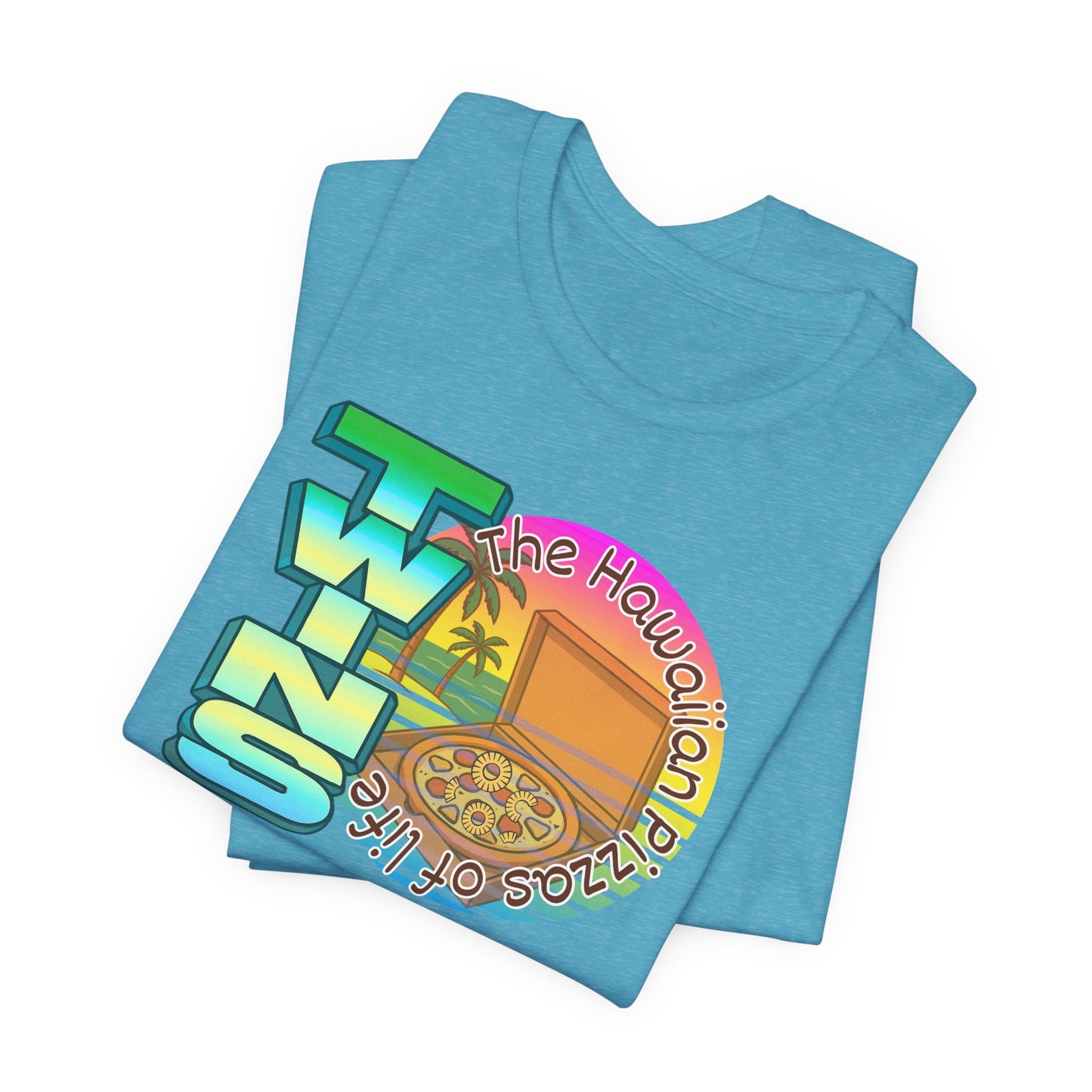 Hawaiian Pizza- Twin Dad Beach T-Shirt — Vintage 90's Style Tee