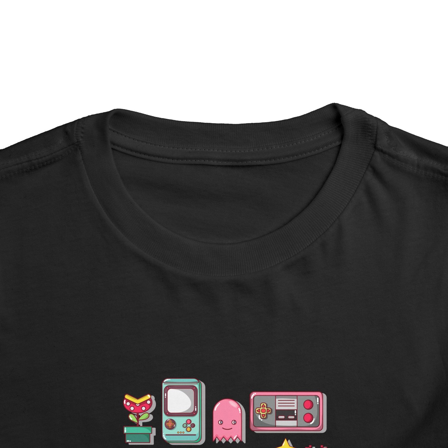 5th Birthday Tee — "Level 5 Unlocked" Retro Game Icons