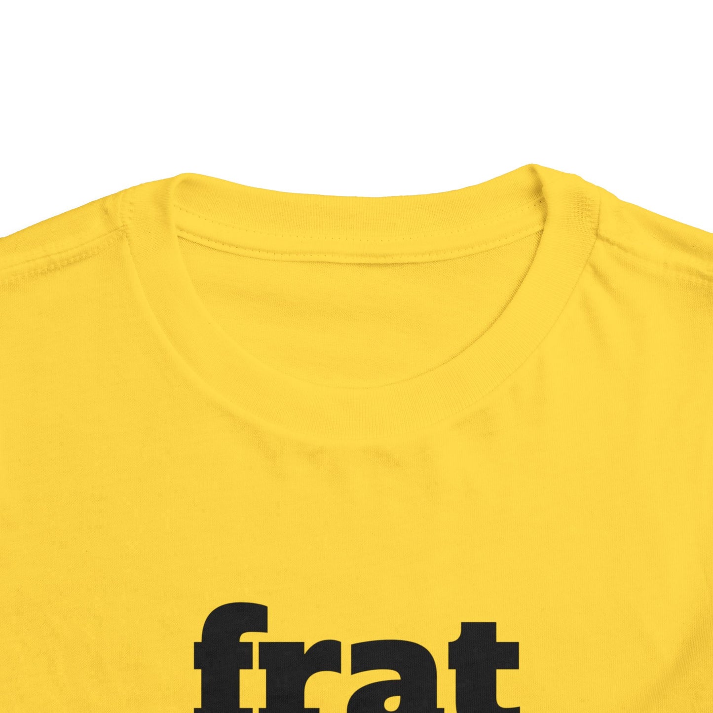 Fraternal Twin- Frat Boy -Toddler Tee — "frat boy" Front & "Time to Party" Back Graphic