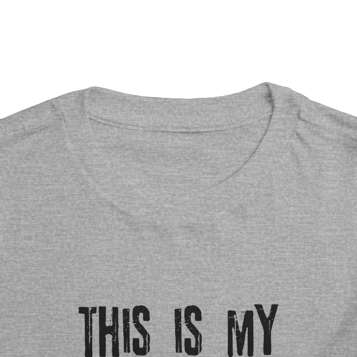Toddler Tee - "This Is My Messy Shirt" Funny Kids Graphic T-Shirt