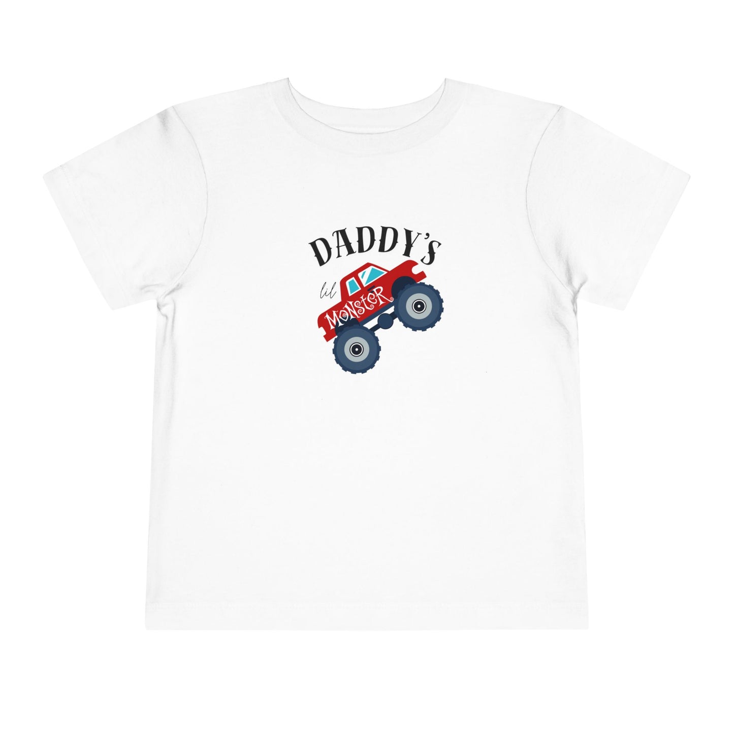 Toddler Tee — "Daddy's Monster Truck" Graphic Shirt