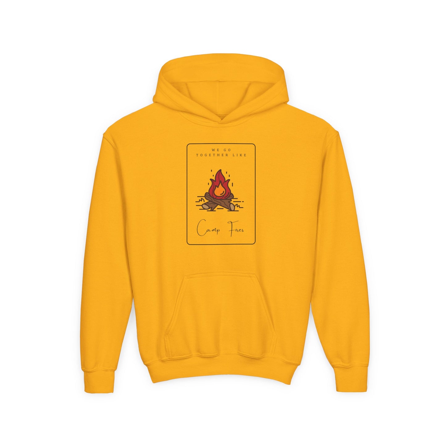 Besties Youth Hoodie - "We Go Together Like Campfires" ....and (choose from 2 other designs: Smores/Ghost Stories)