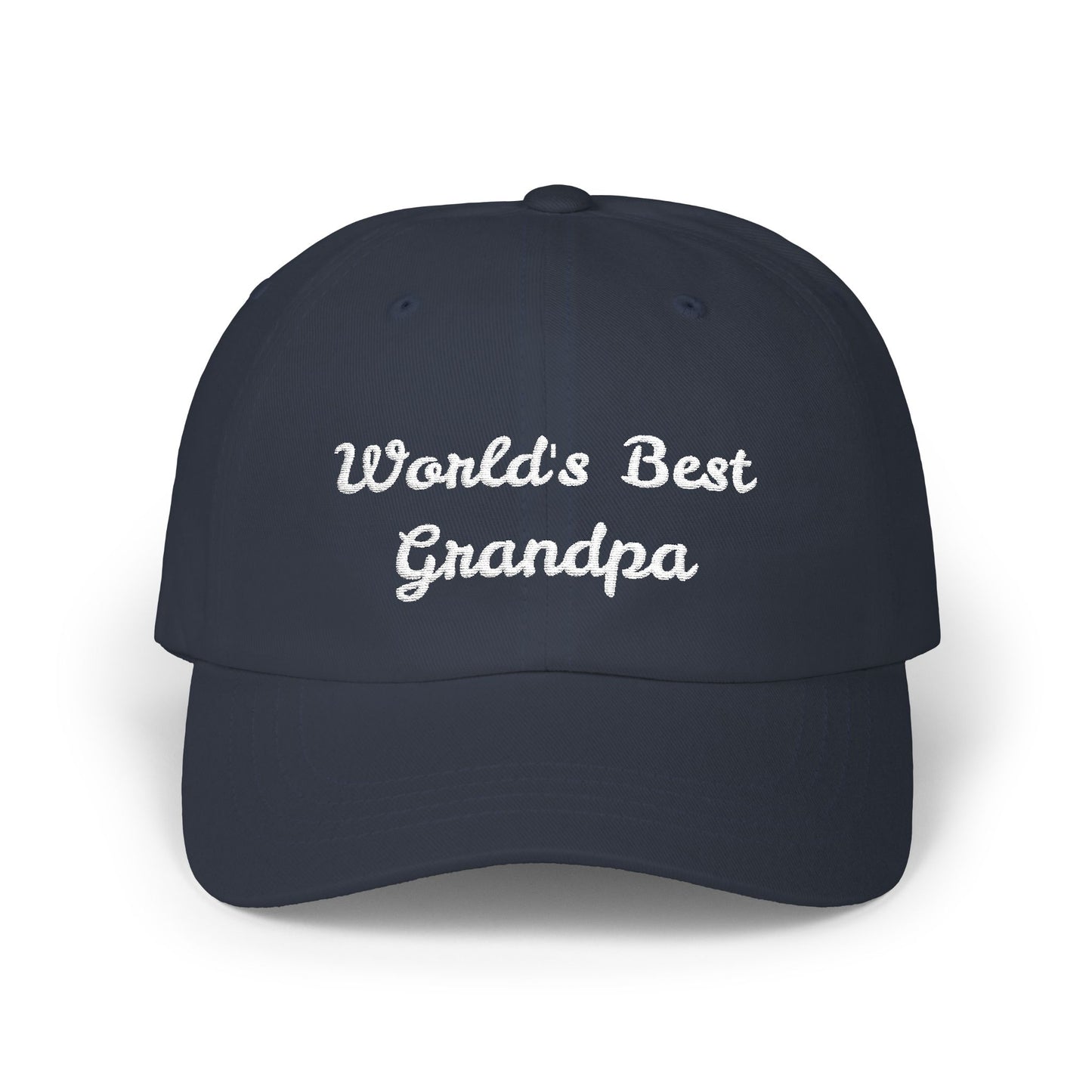 World's Best Grandpa, Cool Baseball Hat, Men’s Accessory, Casual Summer Wear, Sports Cap