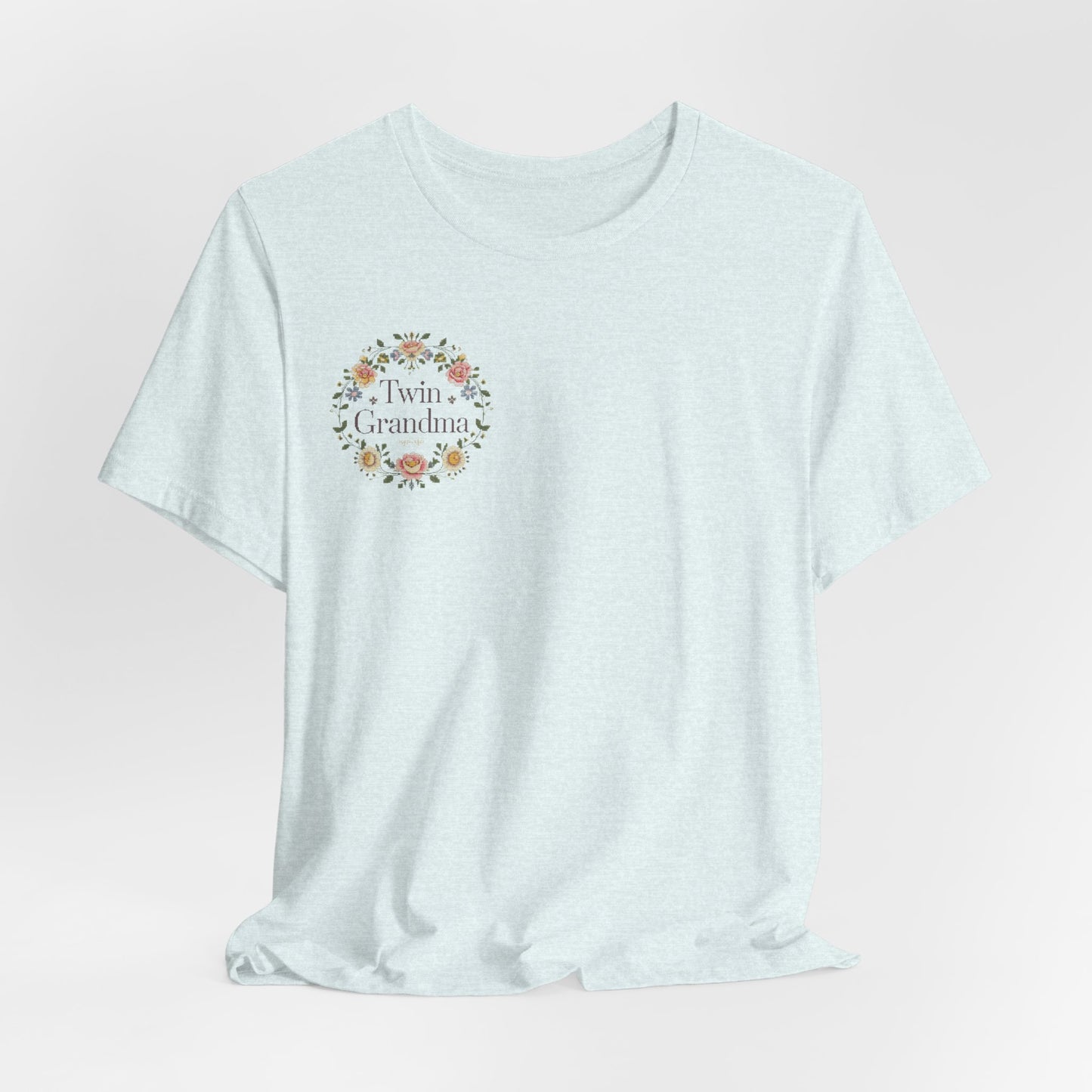 Twin Grandma Floral Tee — Vintage Flower T-Shirt