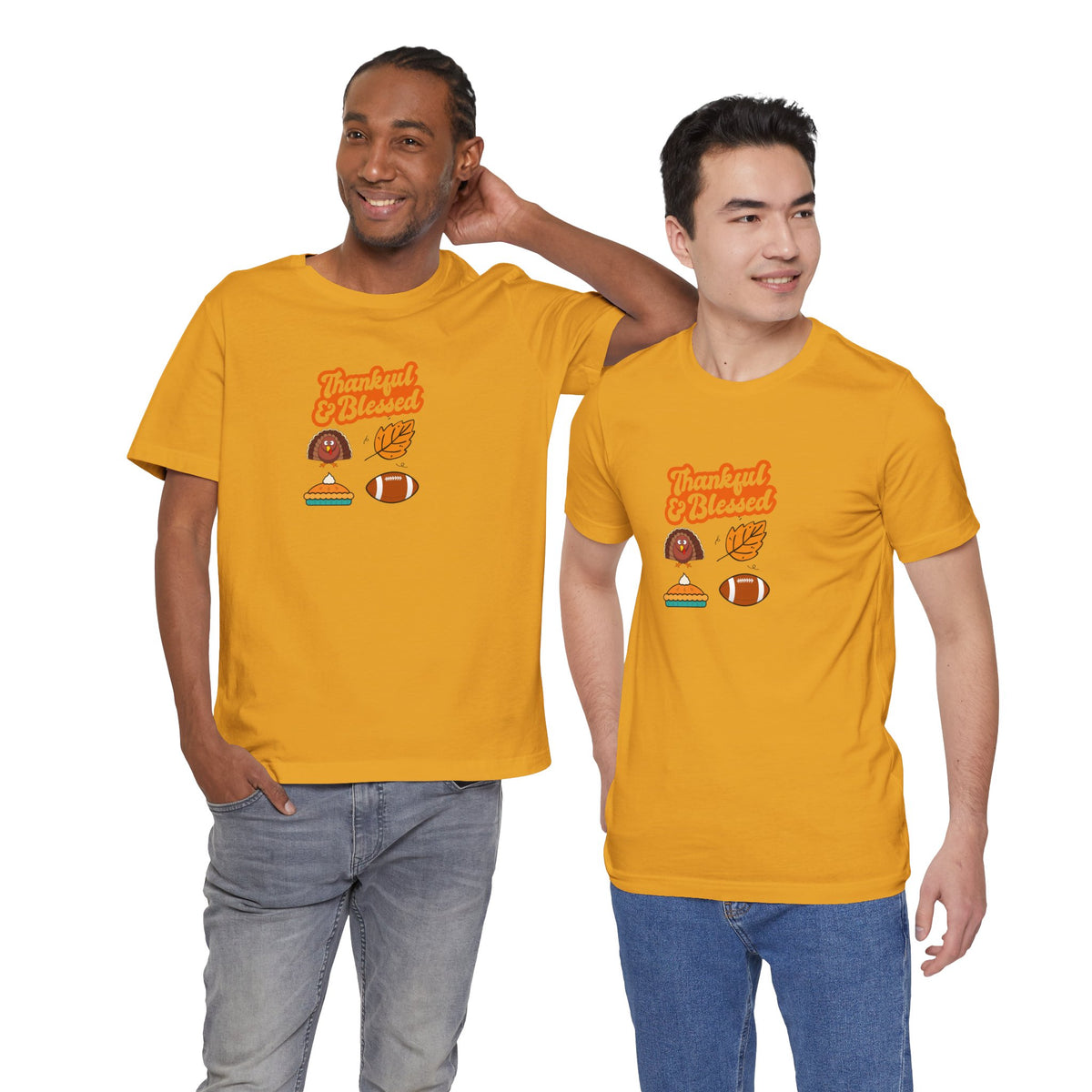 Thankful & Blessed Thanksgiving T-Shirt
