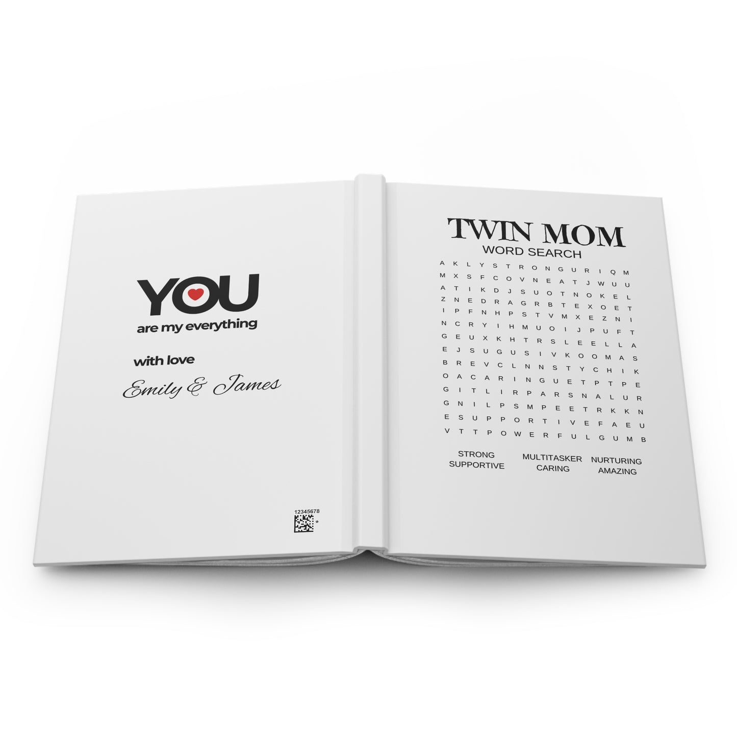 Customised Twin Mom Journal — "You Are My Everything"