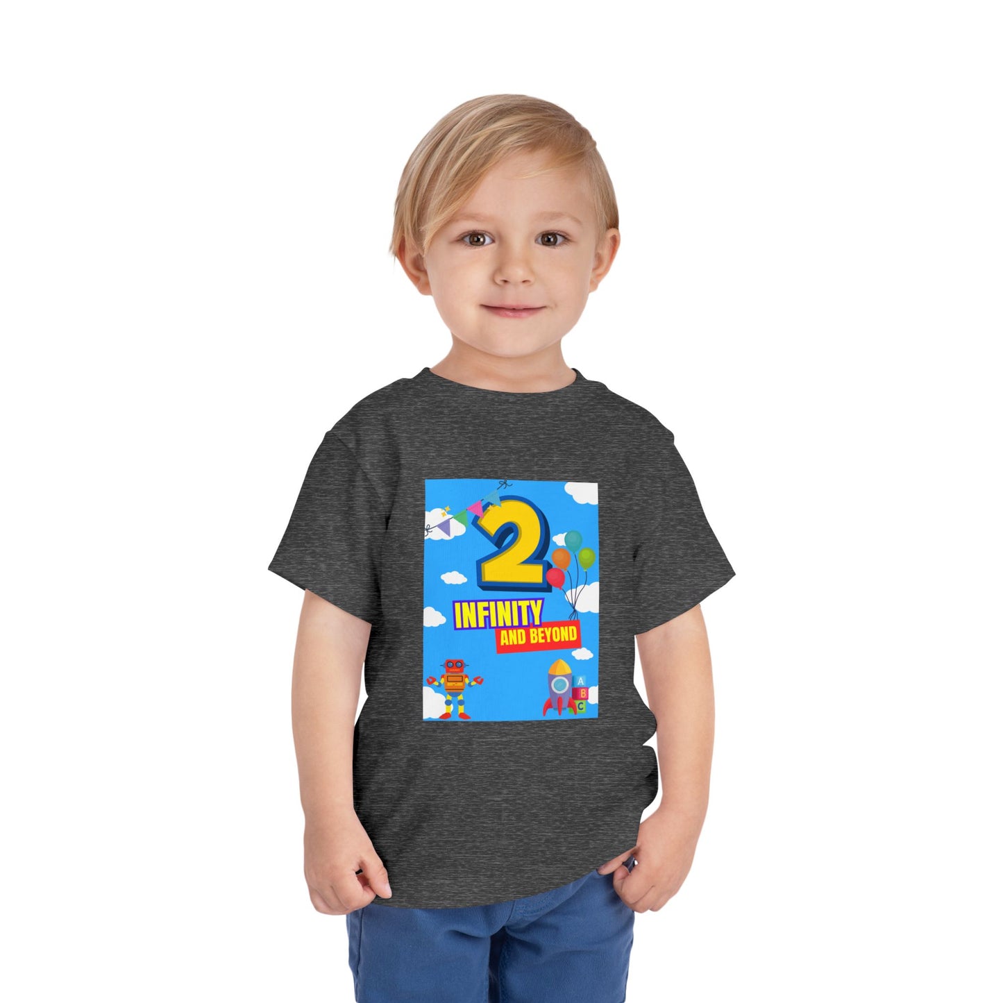 Toddler Second Birthday T-Shirt - 2 Infinity and Beyond