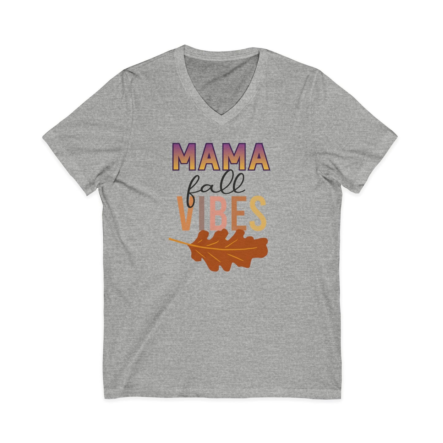 Mama Fall Vibes V-Neck Tee