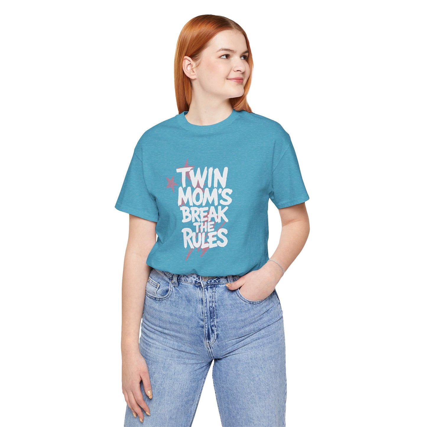 Twin Mom's Break the Rules T‑Shirt — Funny Twin Mama Gift