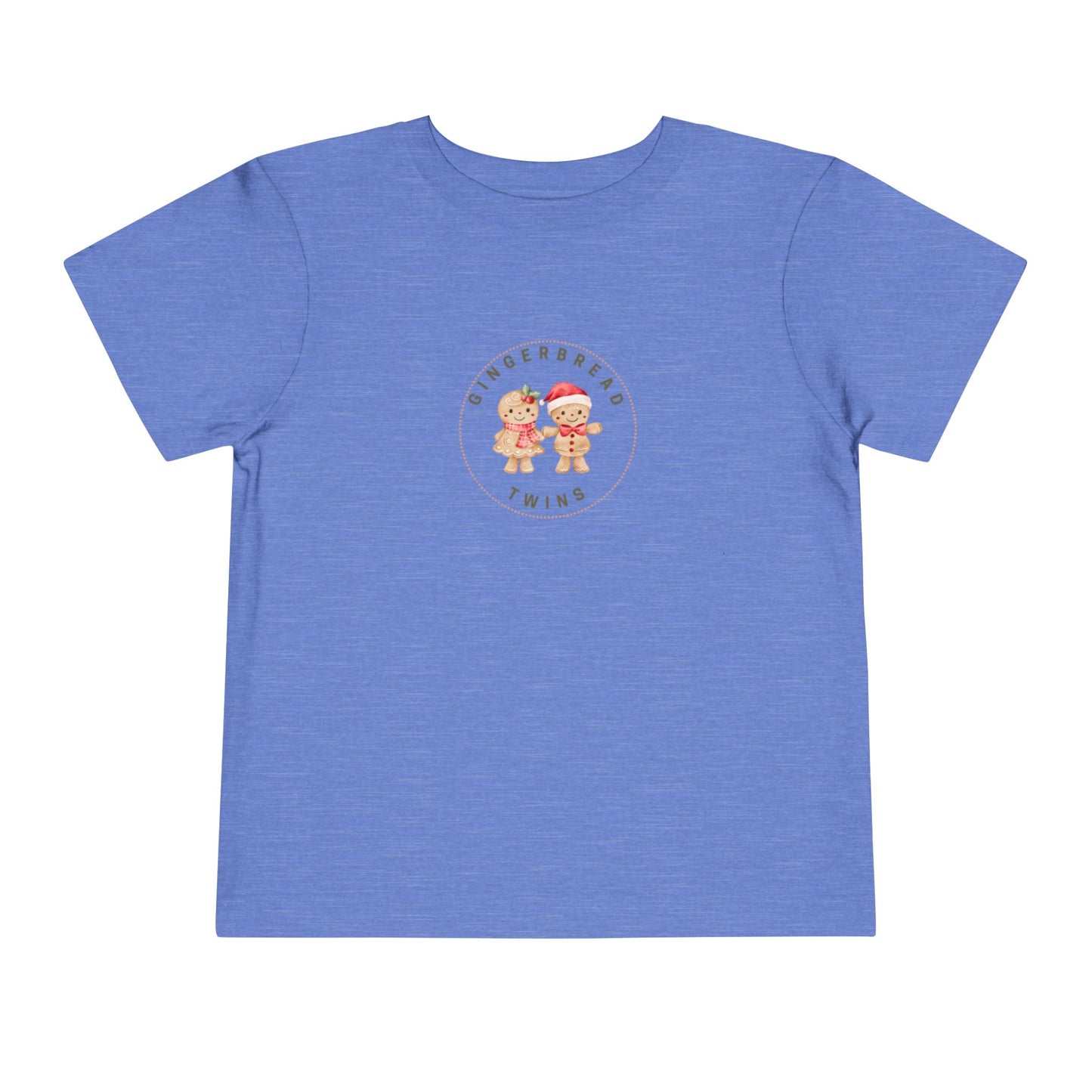 Gingerbread Girl and Boy Twin Toddler Tee (Ages 2 to 5 years old)