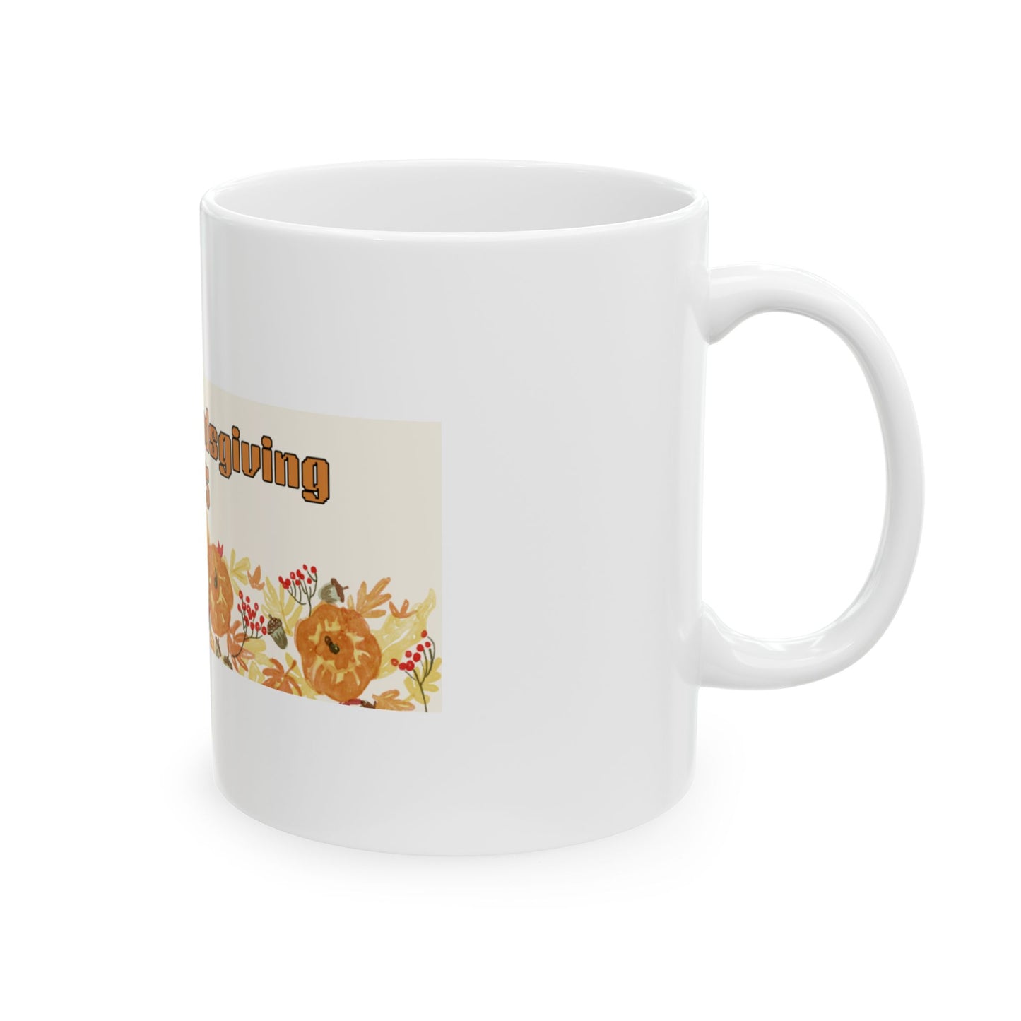 Happy Friendsgiving Ceramic Mug - Thanksgiving Gift
