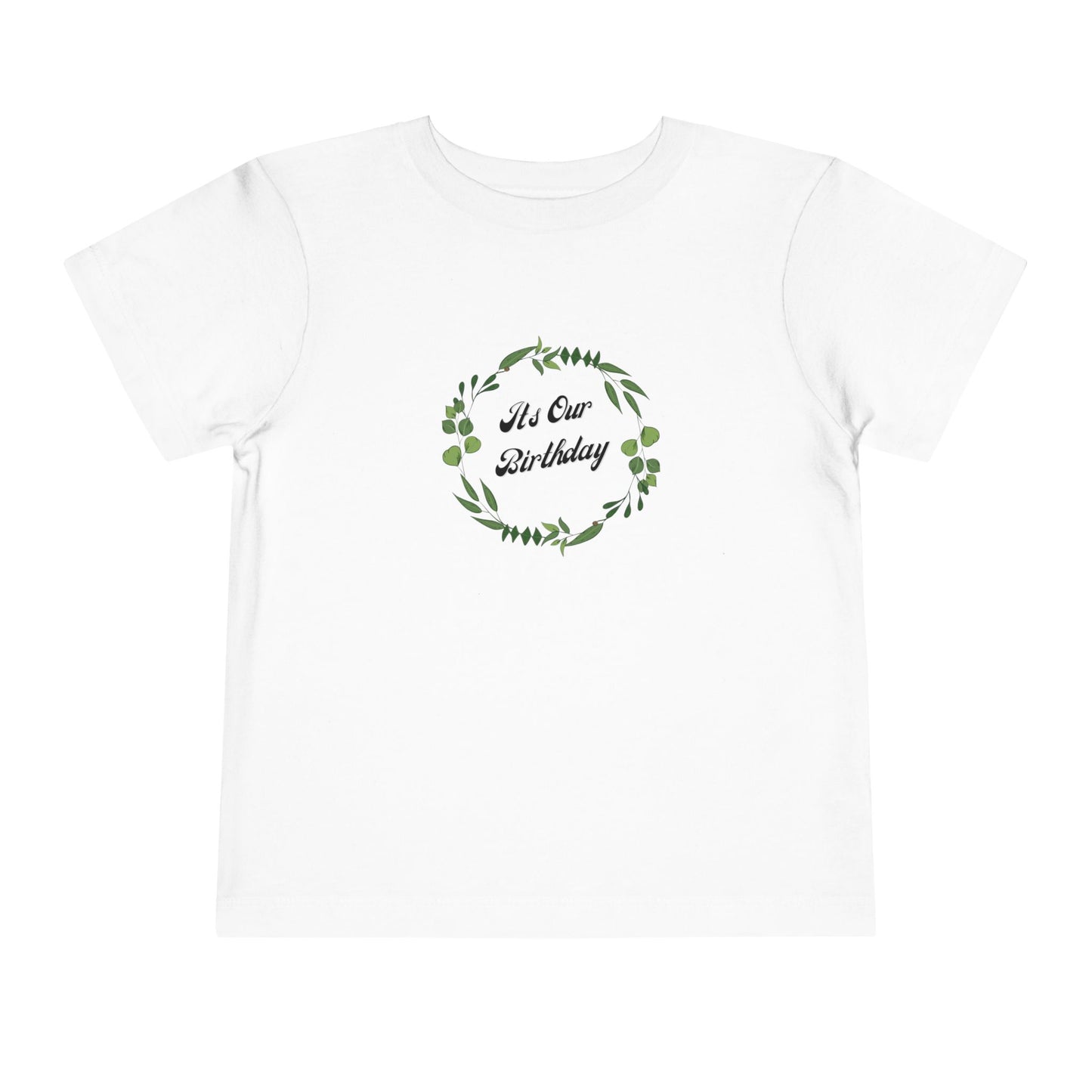 Birthday Twins Tee — "It’s Our Birthday" Nature Design for Kids aged 2-5 Years